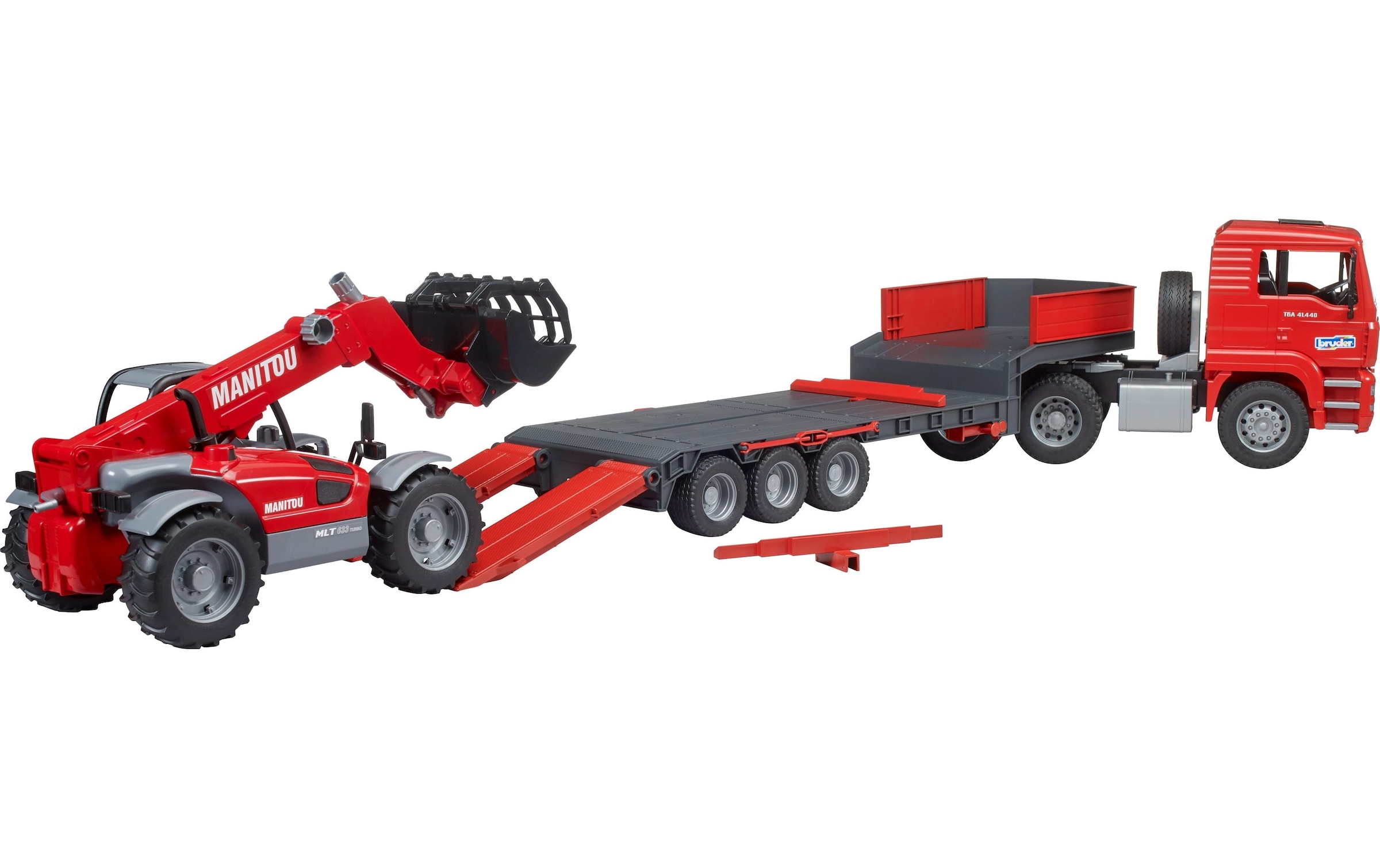 Bruder® Spielzeug-LKW »MAN LKW mit Tieflader«, Nutzfahrzeug