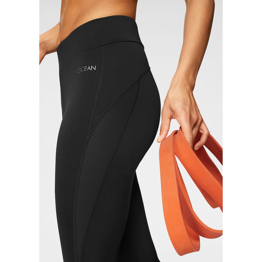 Ocean Sportswear Leggings »Yoga-Tights«, mit Mesh-Einsätze