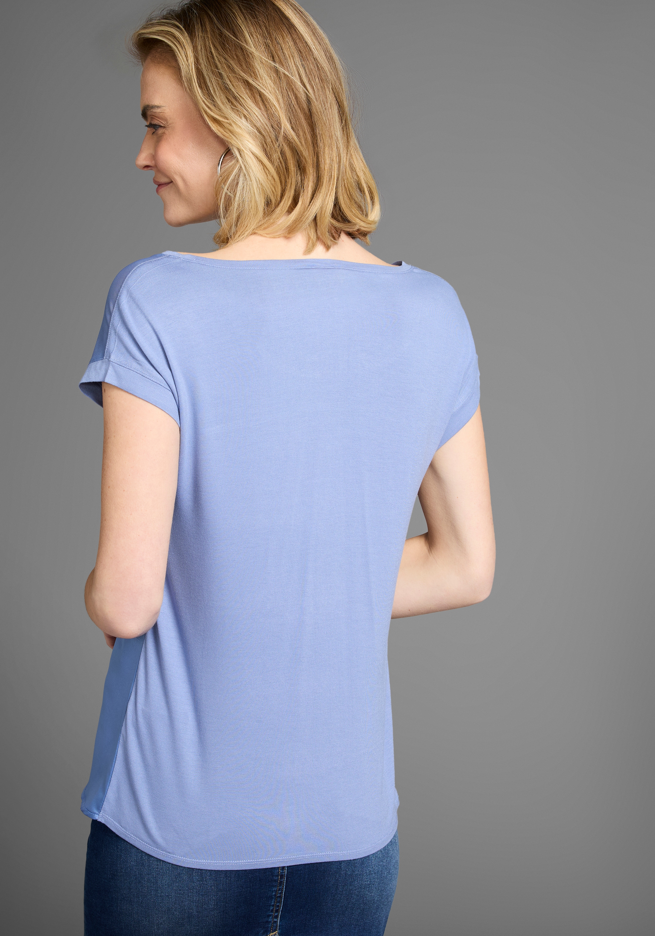 Laura Scott Shirtbluse, mit Meshpart