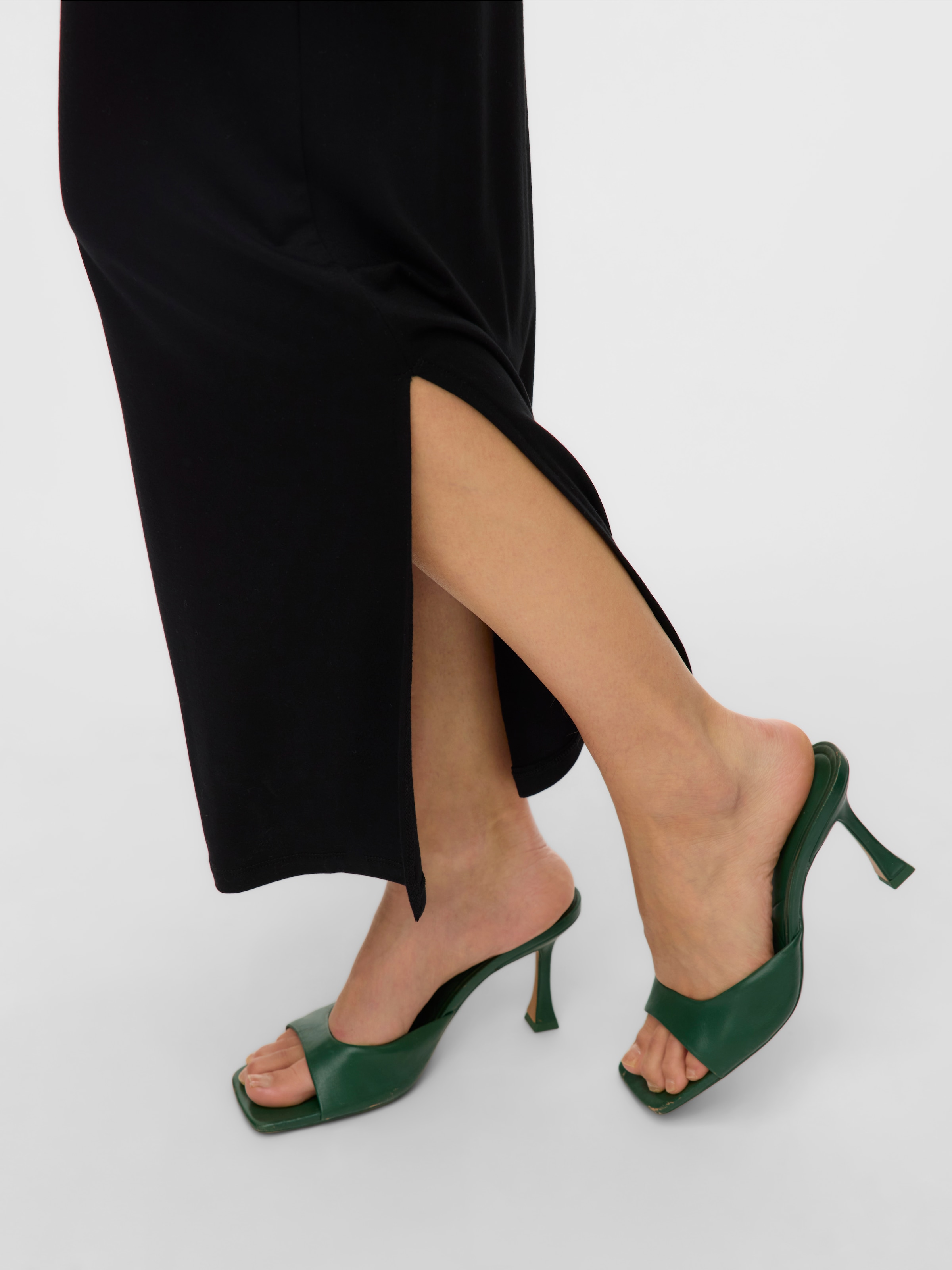 Vero Moda Maxikleid »VMSAANVI SS O-NECK ANKLE DRESS VMA NOOS«