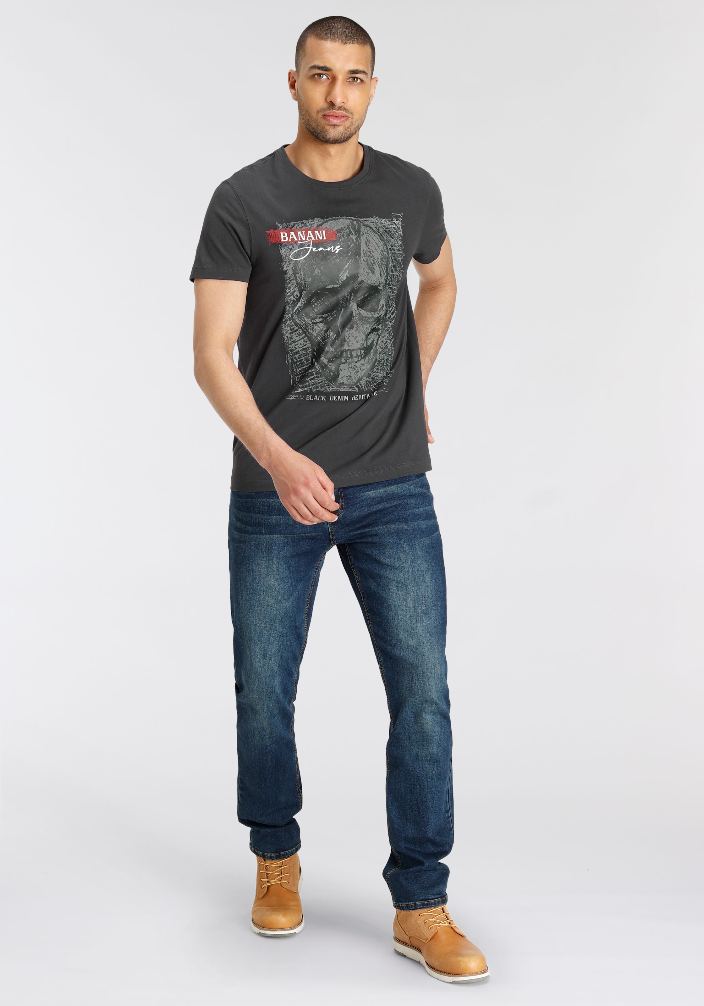 Banani mit | Bruno grossem Frontprint Jelmoli-Versand online shoppen T-Shirt,