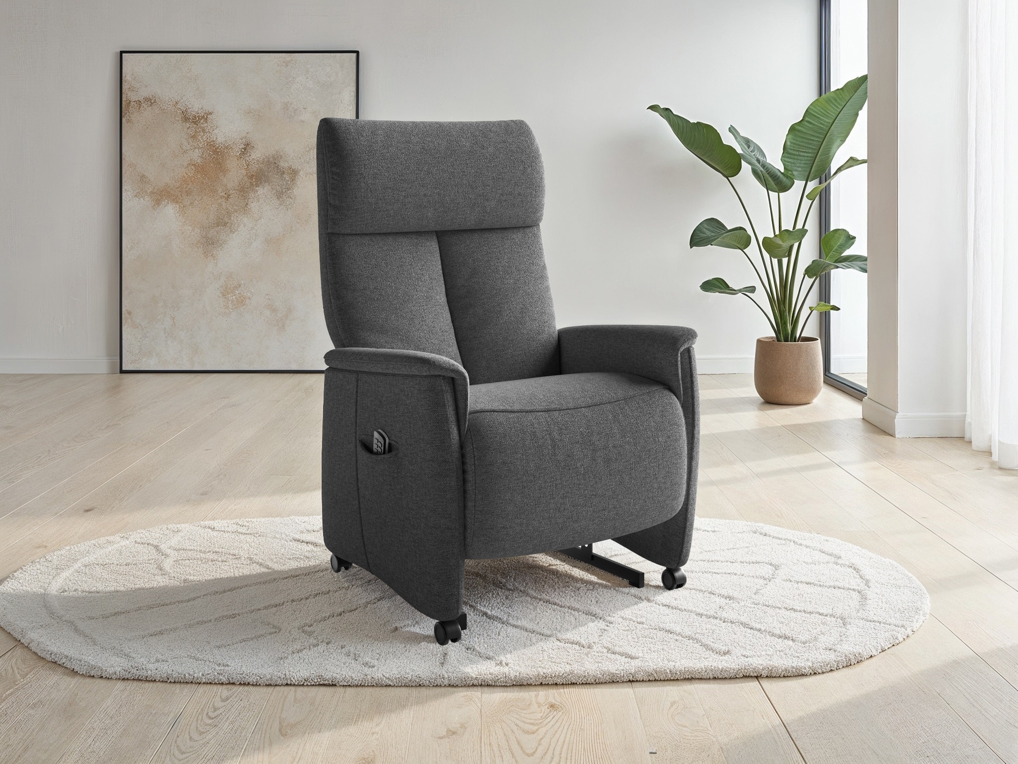 sit&more TV-Sessel "Cremona Comfort Plus" bis 200 Kg belastbar, mit Herz-Waage Funktion