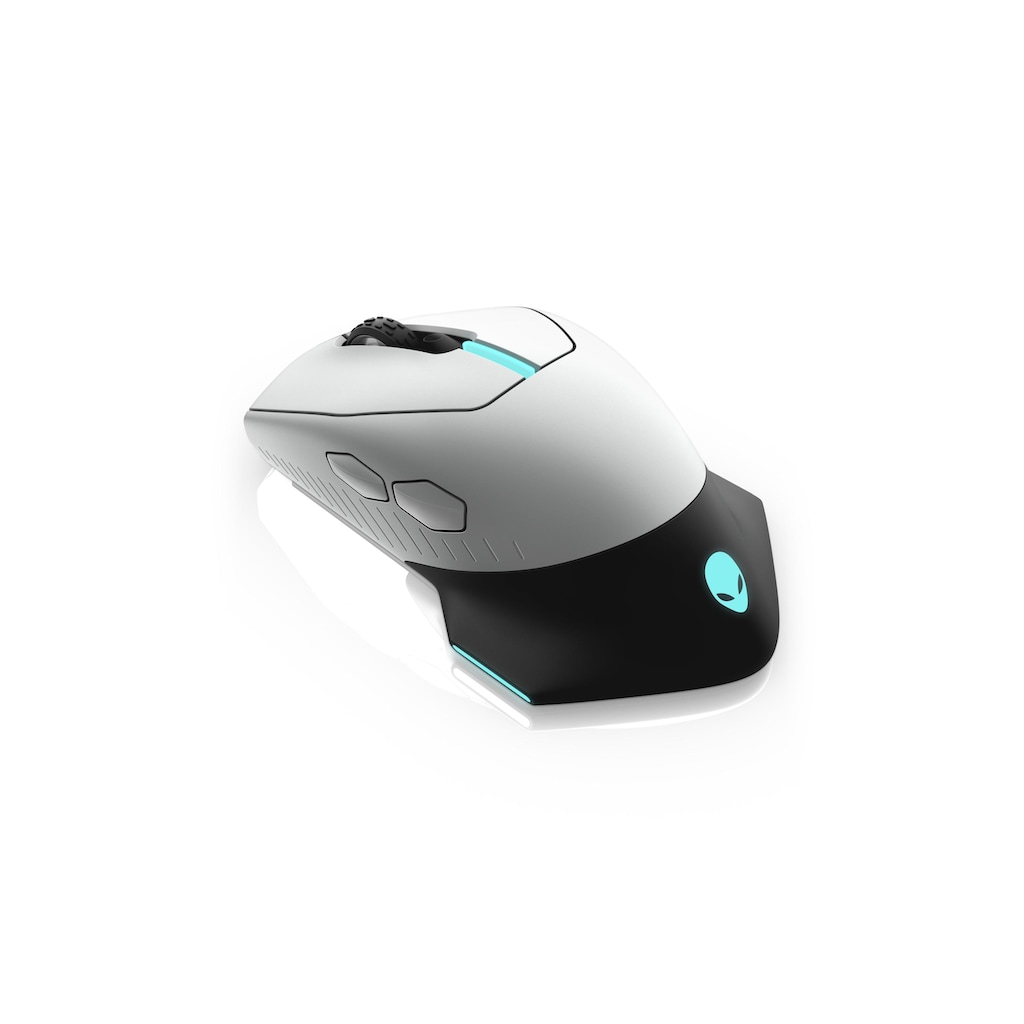 Dell Gaming-Maus »lienware AW610M Lunar Light«