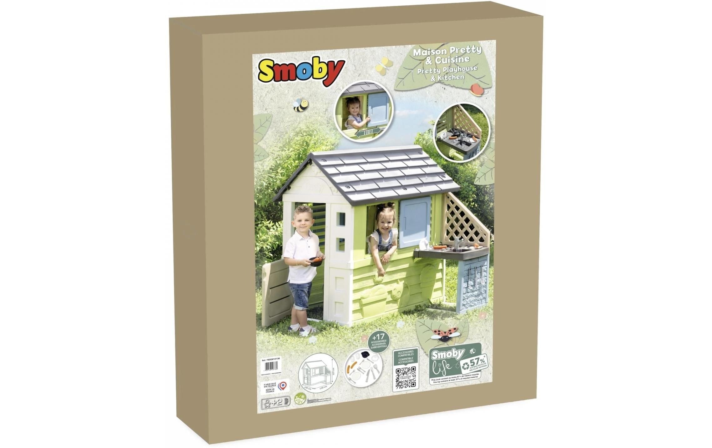 Smoby Spielhaus »Life Pretty mit Küche«
