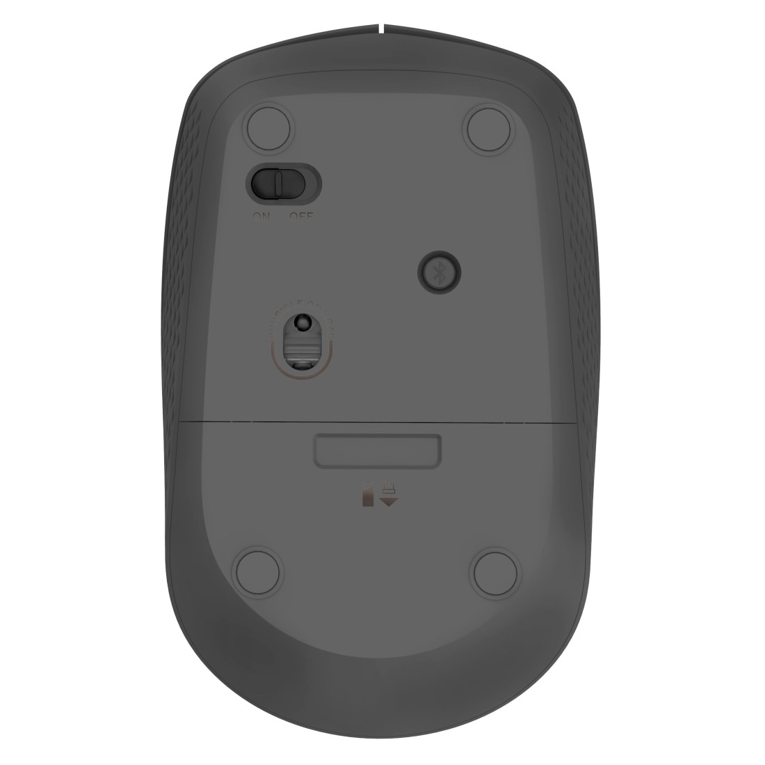 Rapoo ergonomische Maus »M100 Silent kabellose Maus, Bluetooth, 2.4 GHz, 1300  DPI«, Funk en ligne