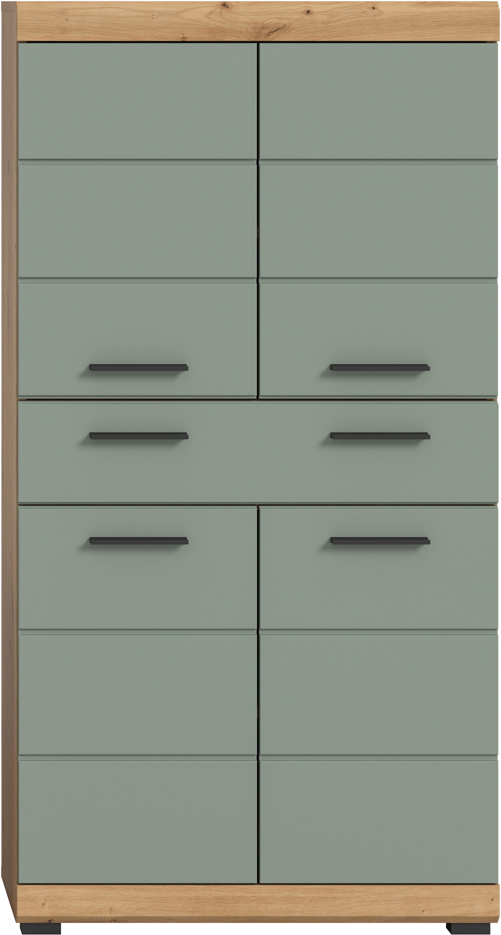 INOSIGN Midischrank »Siena, Breite 74cm, 4 Türen, 1 Schubkasten, 4 Fächer, MDF-Front«, in verschiedenen Farben erhältlich, Badmöbel, Badschrank, Schrank, Bad