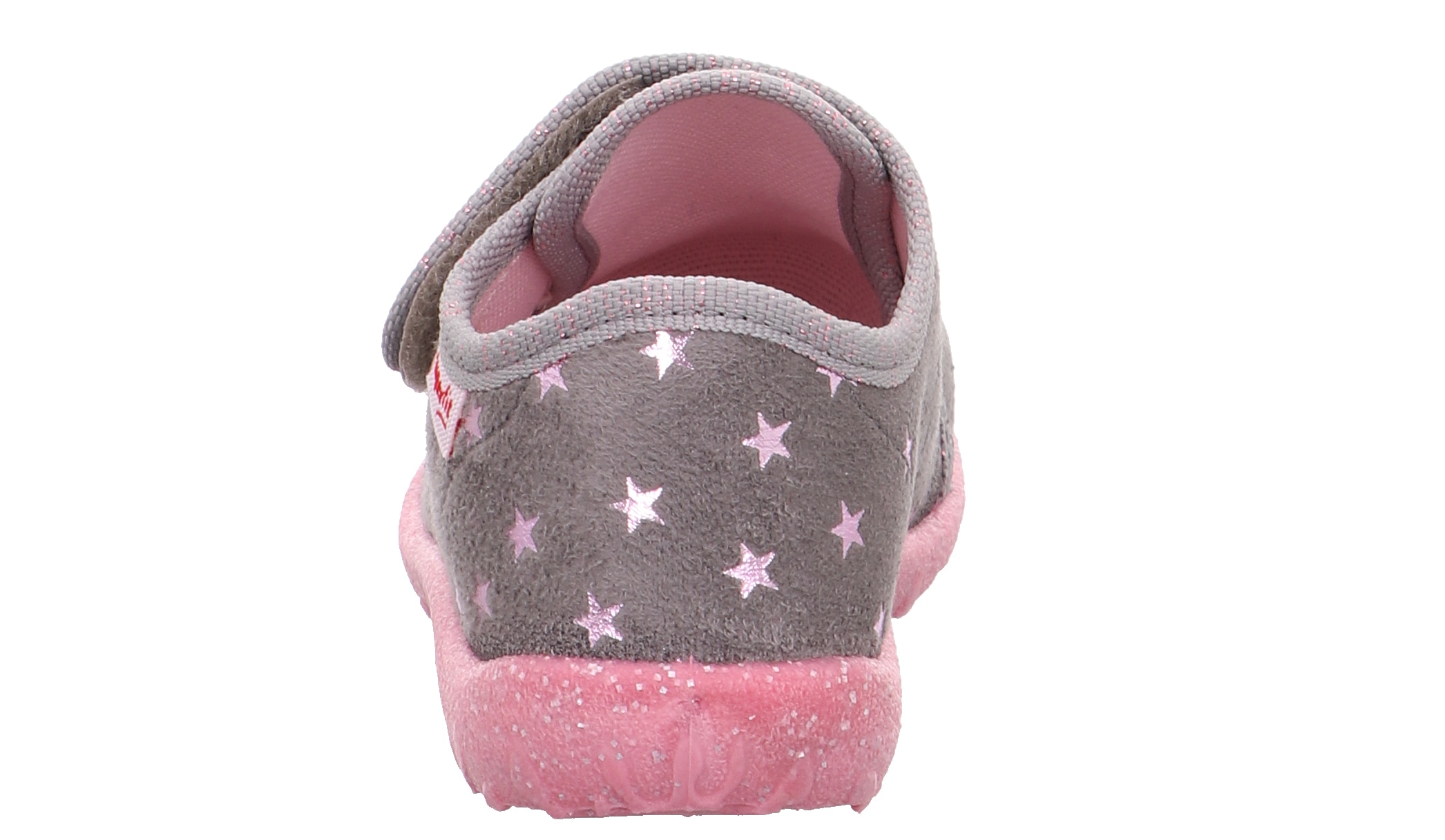 Superfit Hausschuh »SPOTTY WMS: Mittel«, Klettschuh, Kindergarten Schuh mit Motiv, Grössenschablone zum Download