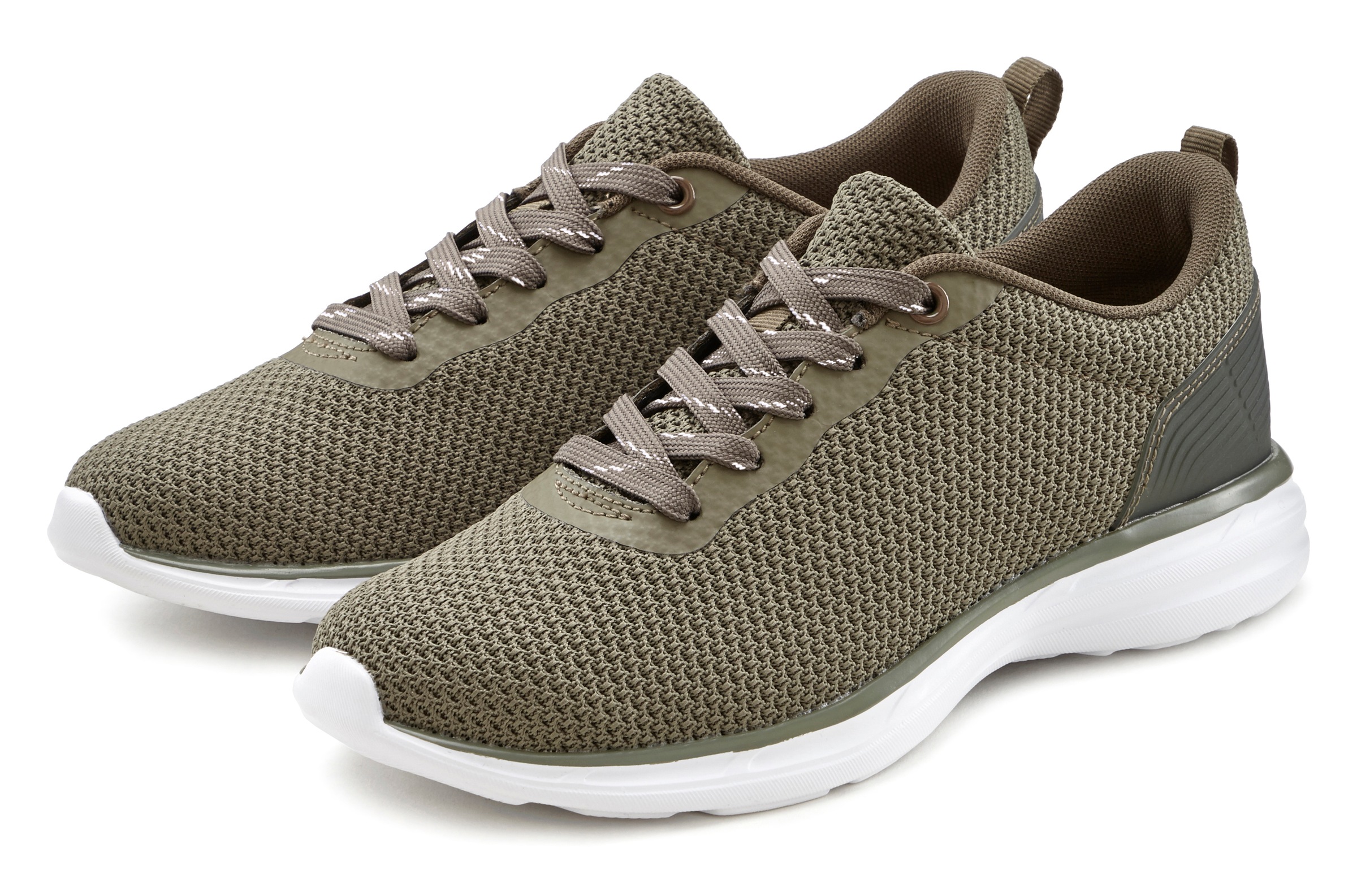 LASCANA Sneaker Schnürhalbschuh, Halbschuh, Freizeitschuh ultraleicht VEGAN
