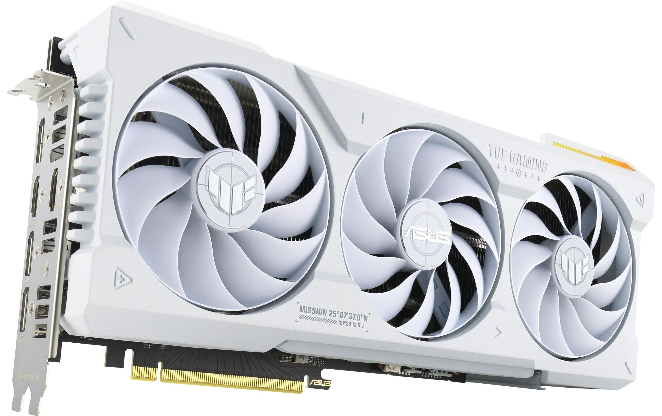 Asus Grafikkarte »TUF GeForce RTX 4070 Ti Super White OC Ed. 16 GB«, 16 GB, GDDR6X