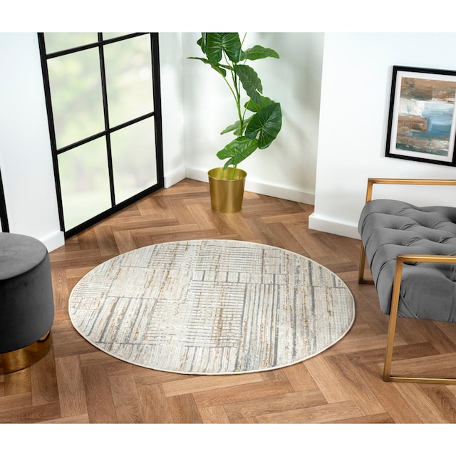 Myflair Möbel & Accessoires Teppich »My Love«, rund, Kurzflor, Retro-Style,  besonders weich durch Microfaser online kaufen | Jelmoli-Versand