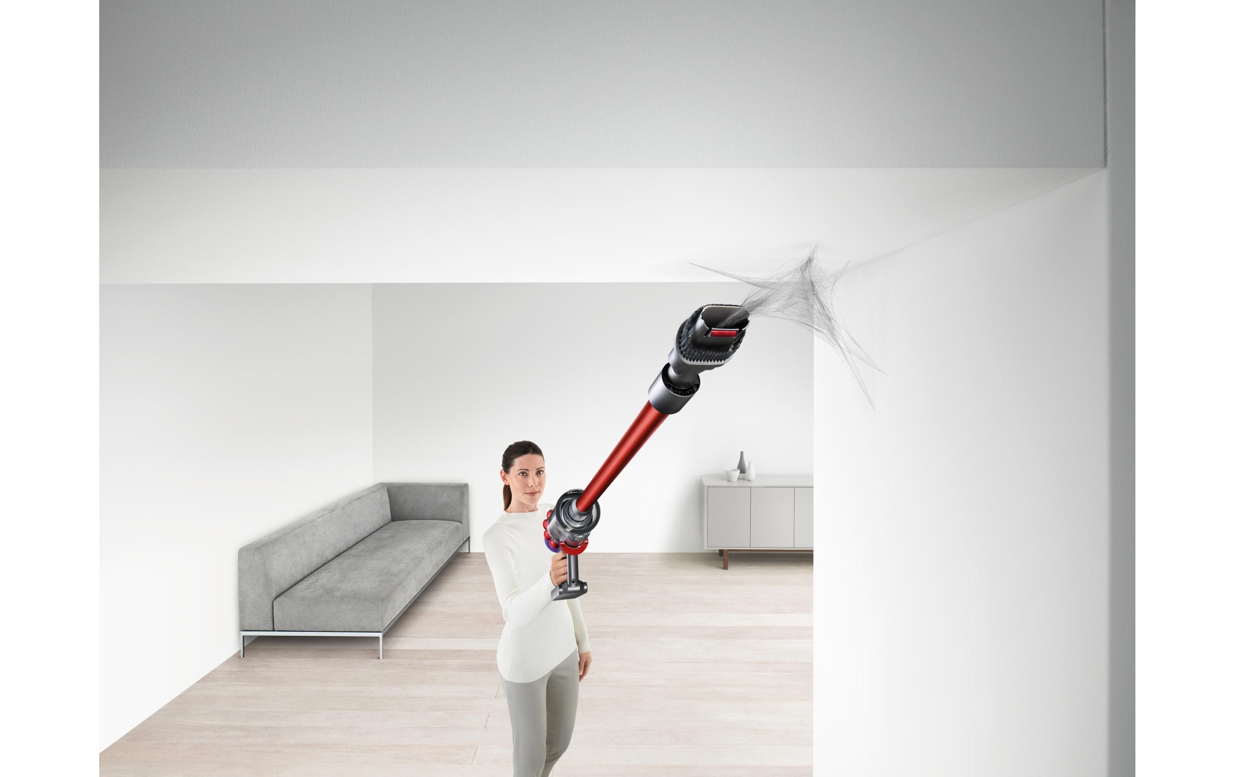 DYSON Akku-Handstaubsauger »Dyson Akkustaubsauger V10 Motorhead«, Nachmotorfilter, Wandhalterung mit Ladestation, Kombi-, Fugendüse