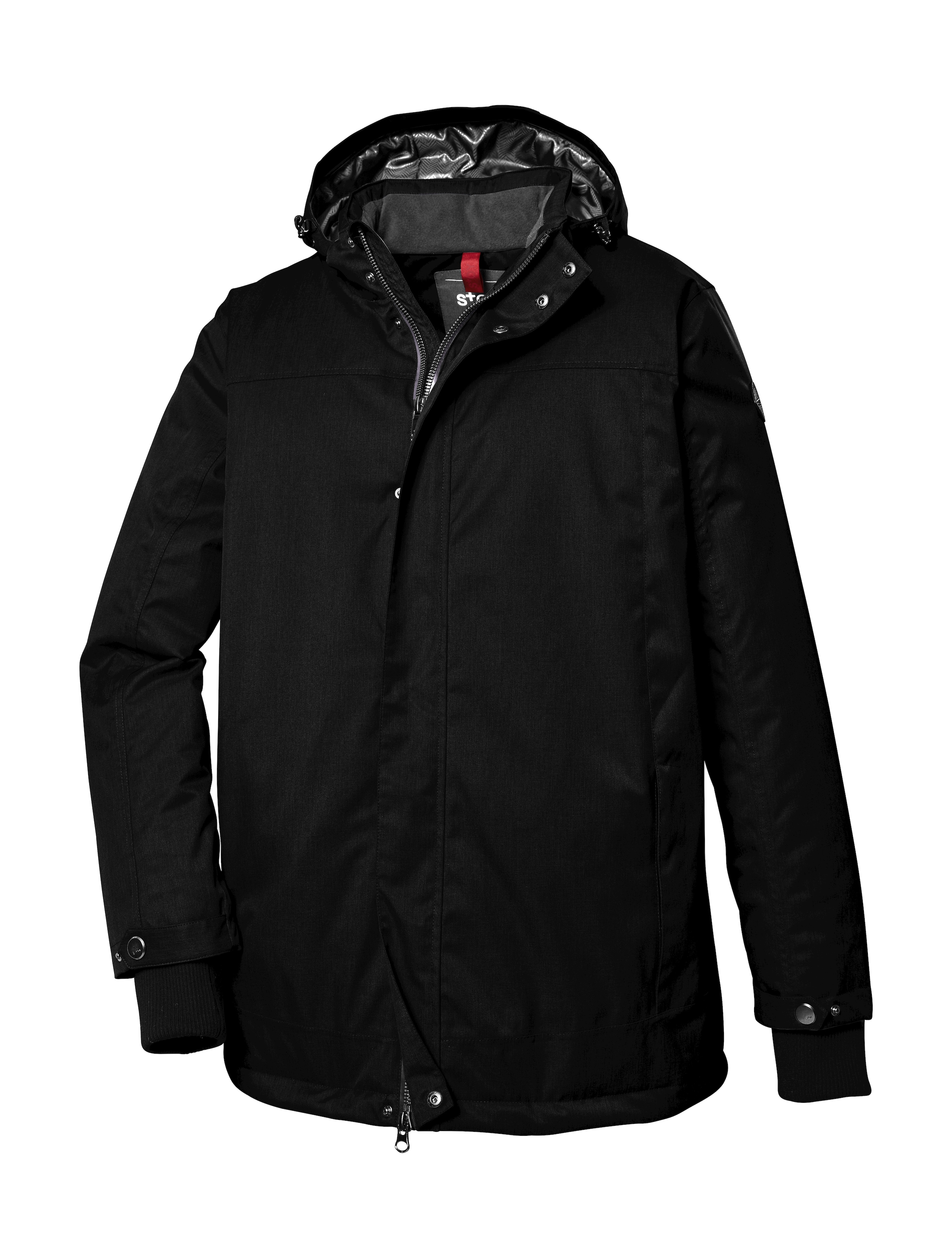 STOY Outdoorjacke »STW 18 MN JCKT«, Wasserdichte, atmungsaktive STOY-Jacke mit abnehmbarer Kapuze