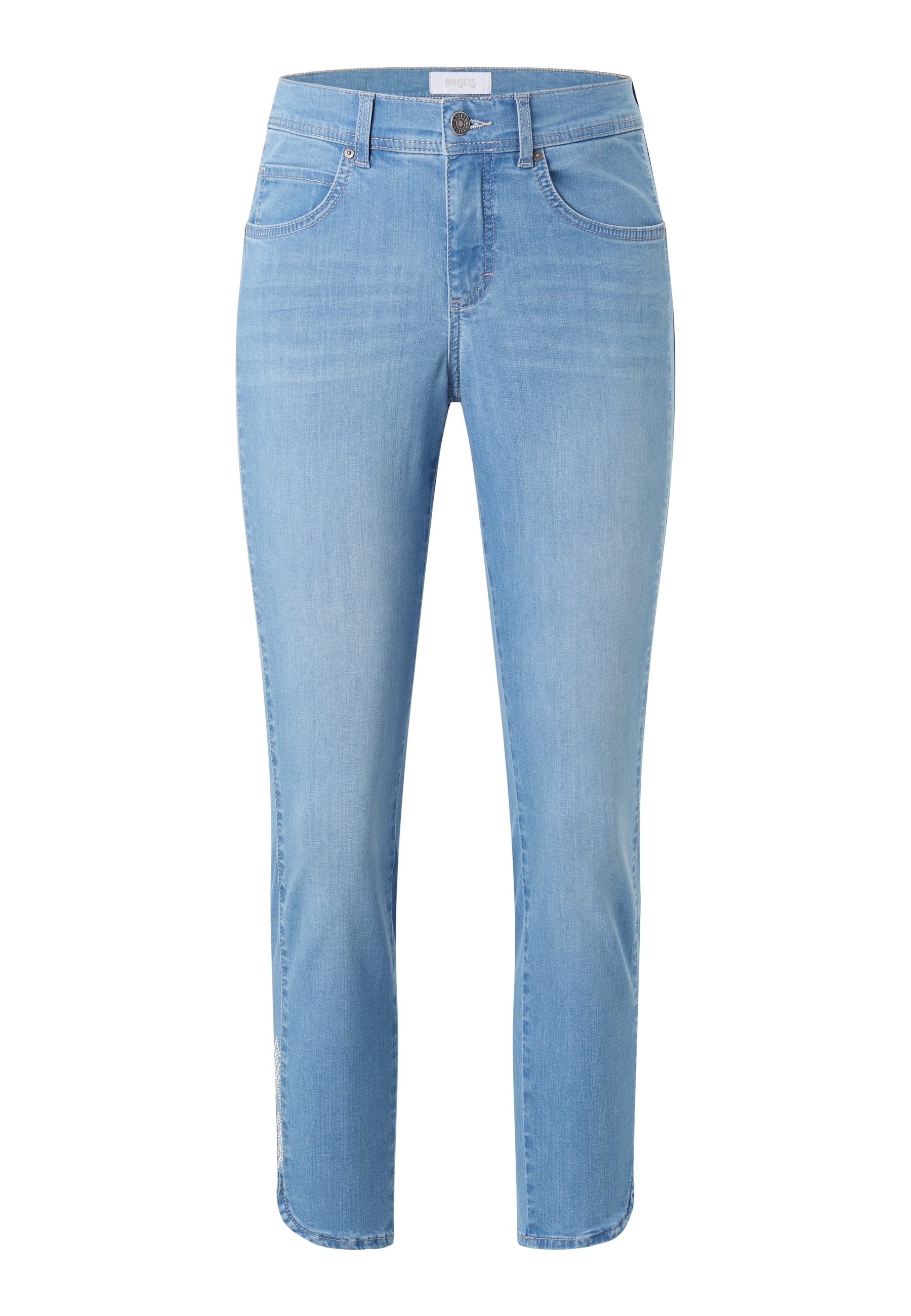 ANGELS Ankle-Jeans »ORNELLA SPARKLE«, mit Glitzersteinchen Applikation