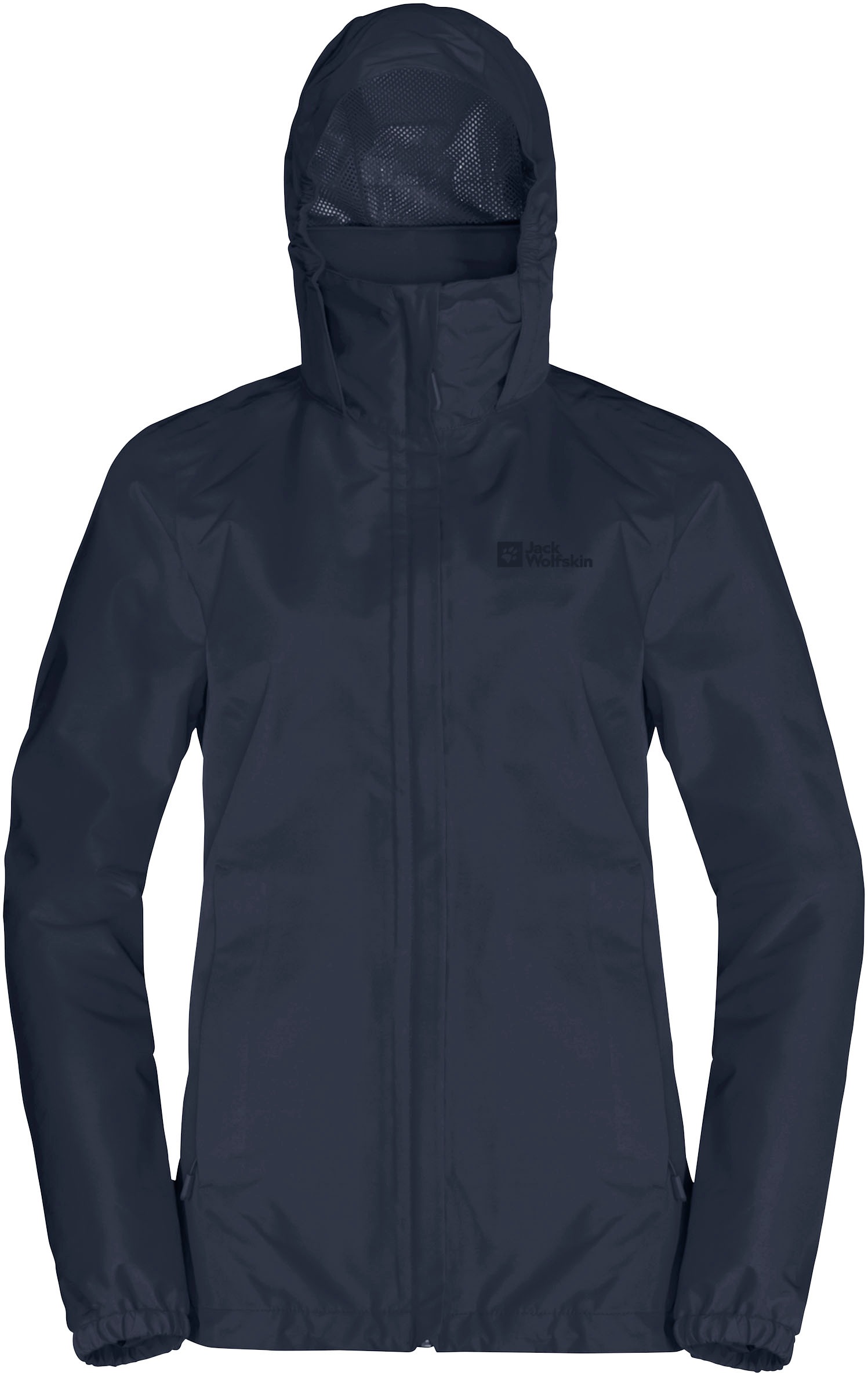 Jack Wolfskin Funktionsjacke »STORMY POINT 2L JKT W«, mit Kapuze, mit verstaubarer Kapuze, wasserdicht, atmungsaktiv und winddicht