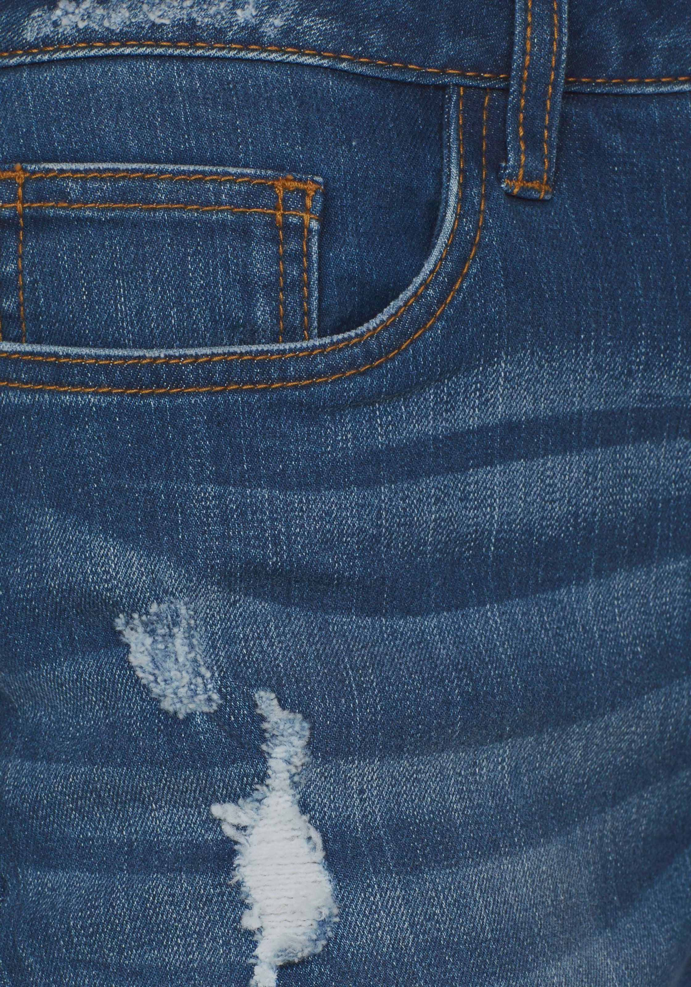 Aniston CASUAL Skinny-fit-Jeans, Schweiz Destroyed-Effekt Jelmoli-Versand online mit kaufen bei