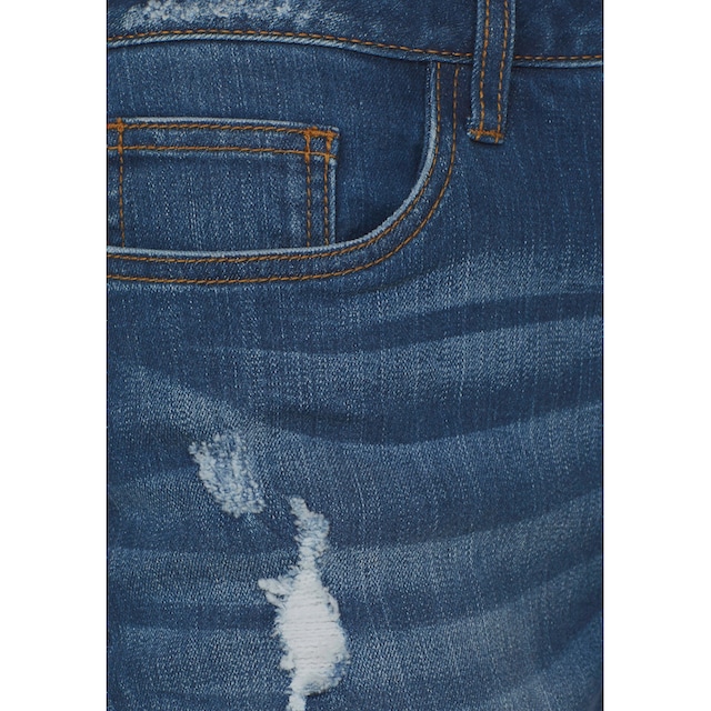 Schweiz bei online Skinny-fit-Jeans, Jelmoli-Versand kaufen Aniston Destroyed-Effekt CASUAL mit