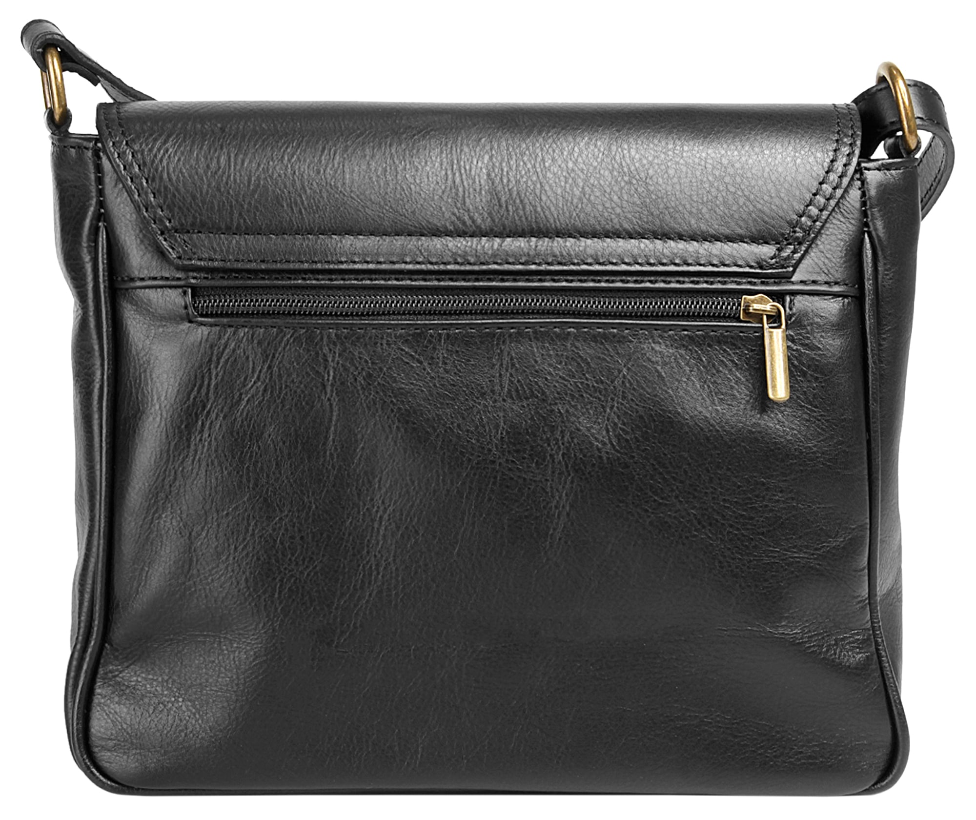 Cluty Umhängetasche, echt Leder, Made in Italy