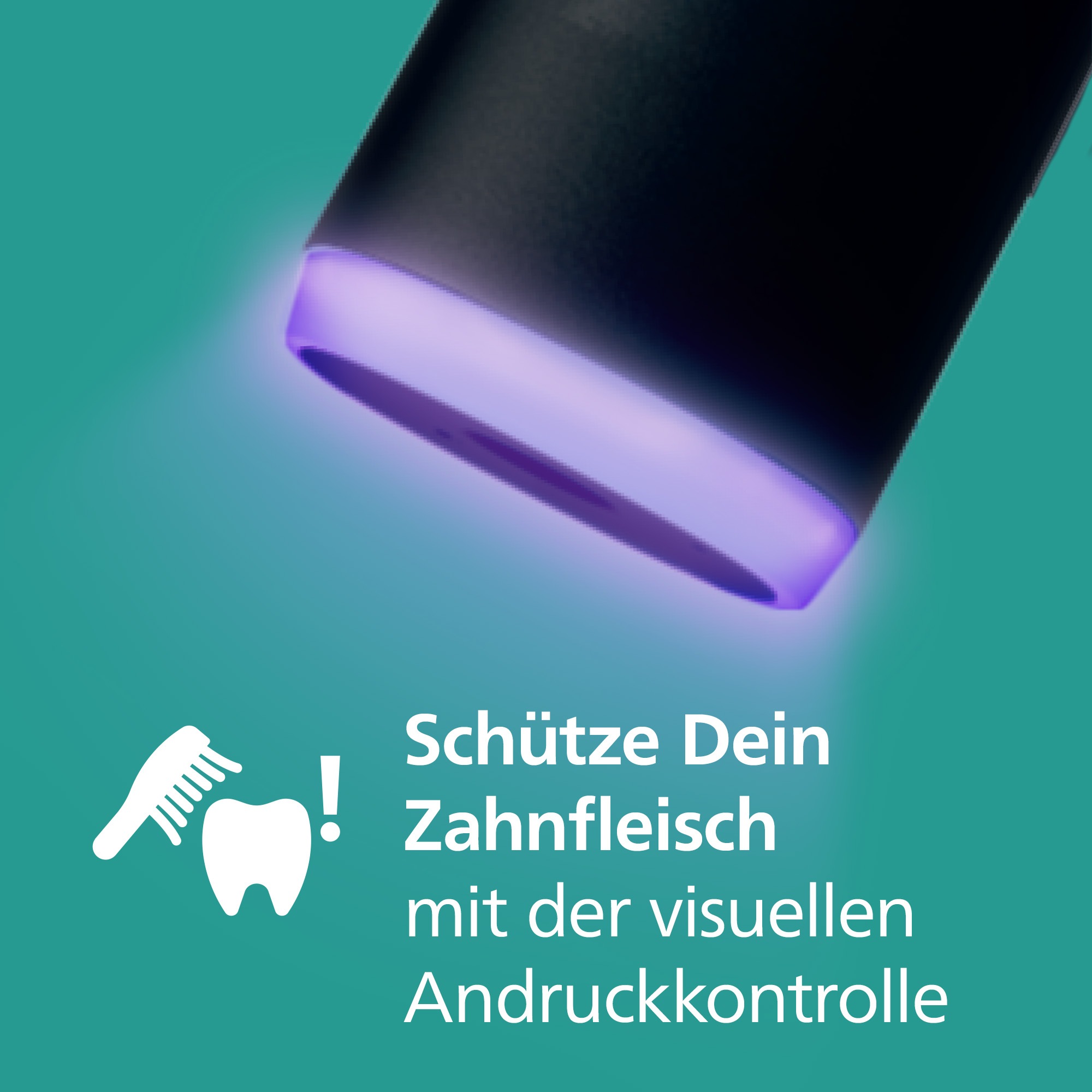 Philips Sonicare Elektrische Zahnbürste »Series 7100 HX7421/01«, 1 St. Aufsteckbürsten, mit visueller Andruckkontrolle, 7 Putzeinstellungen, inkl. Reiseetui