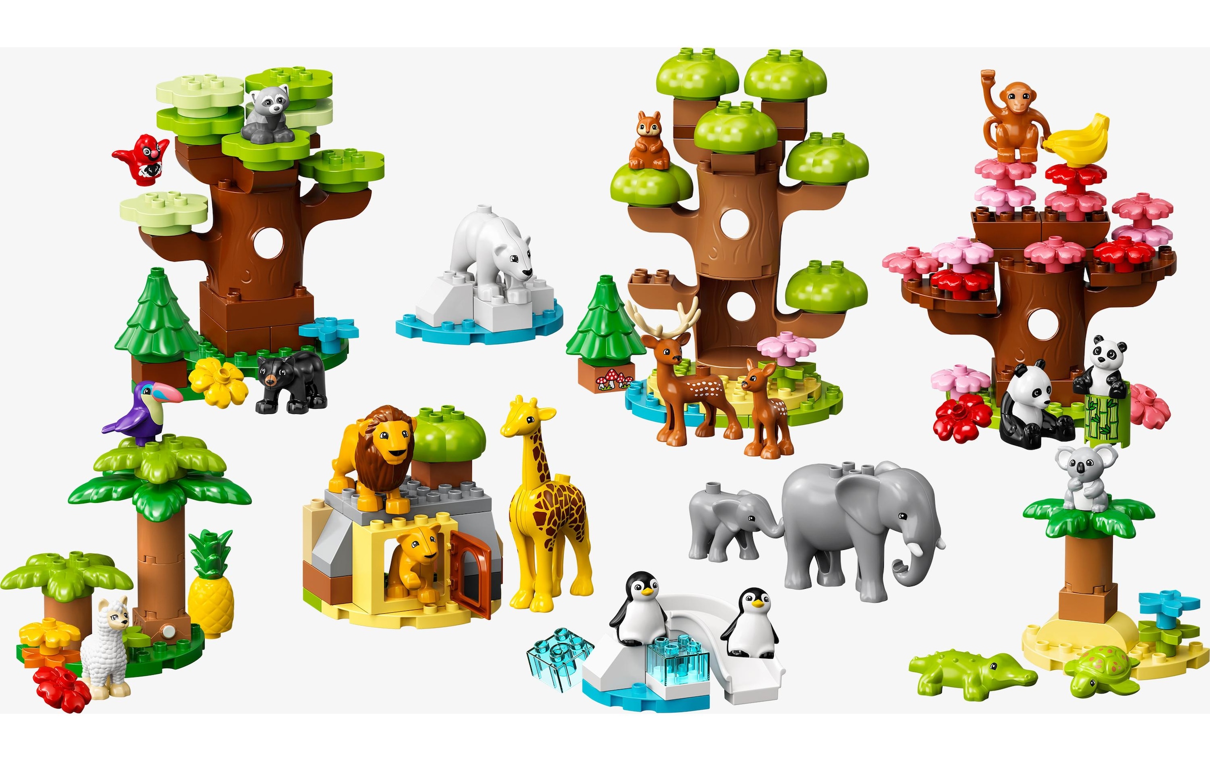 LEGO® Spielbausteine »Wilde Tiere der Welt 1«, (142 St.)