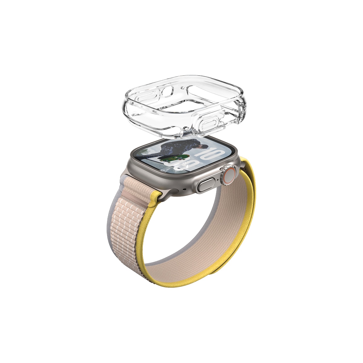 SAFE by PanzerGlass Smartwatch-Hülle »Soft TPU Bumper für Apple Watch Ultra 2«, Full Cover, Schutzhülle, Hülle, Case, Schutzcase, stossfest