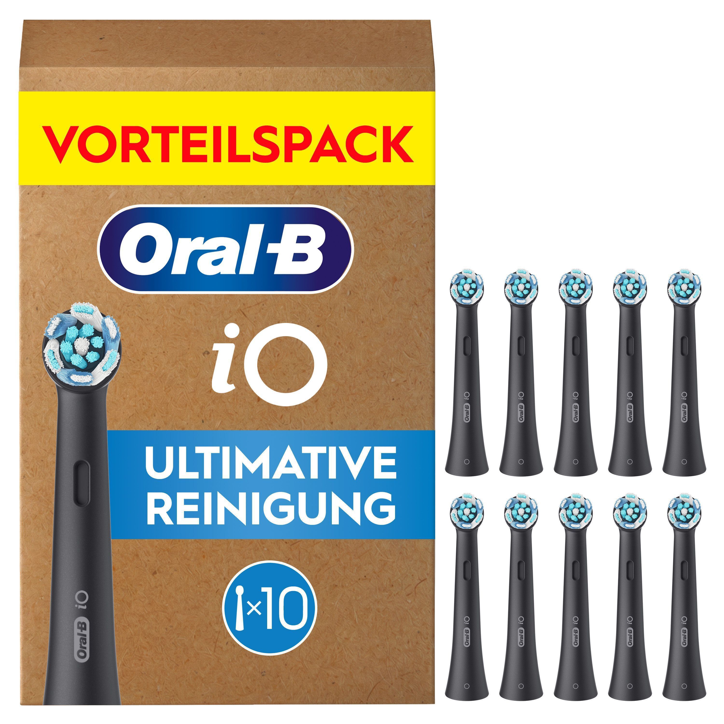Oral-B Aufsteckbürsten "iO Ultimative Reinigung" für fortgeschrittene Tiefenreinigung und Plaque-Entfernung