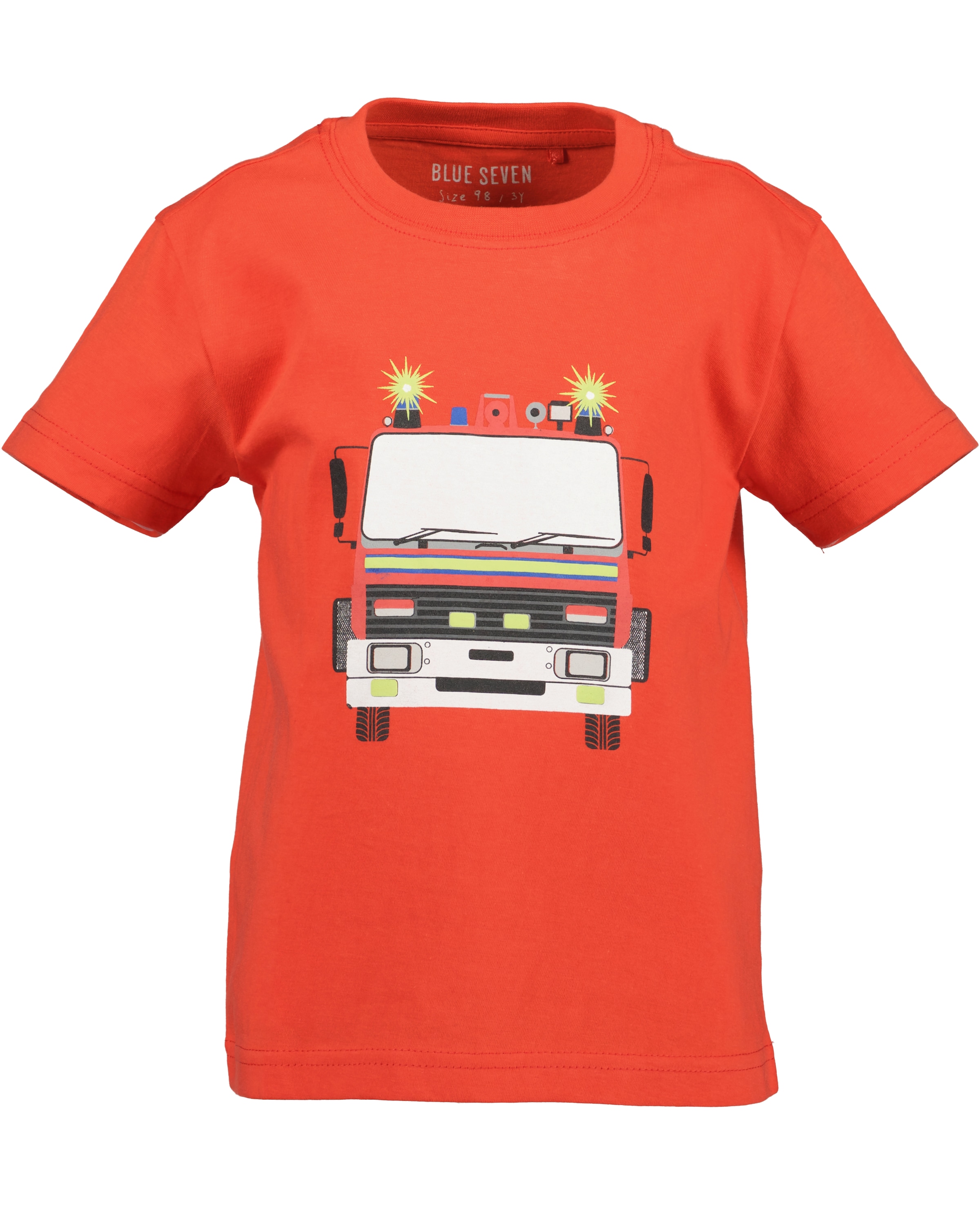 Blue Seven Kurzarmshirt, (Packung, 2 tlg.), mit coolen Frontmotiven