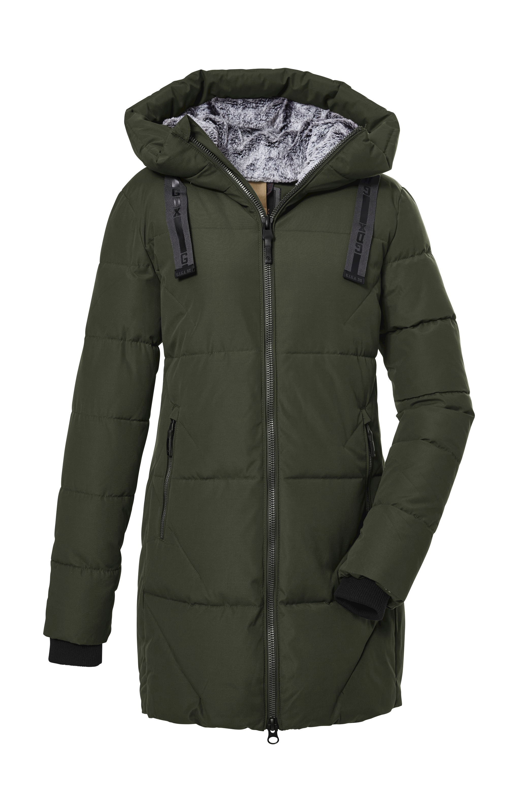G.I.G.A. DX by killtec Steppmantel »GW 15 WMN QLTD PRK« Wasserabweisender, winddichter Damenparka mit grosser Kapuze