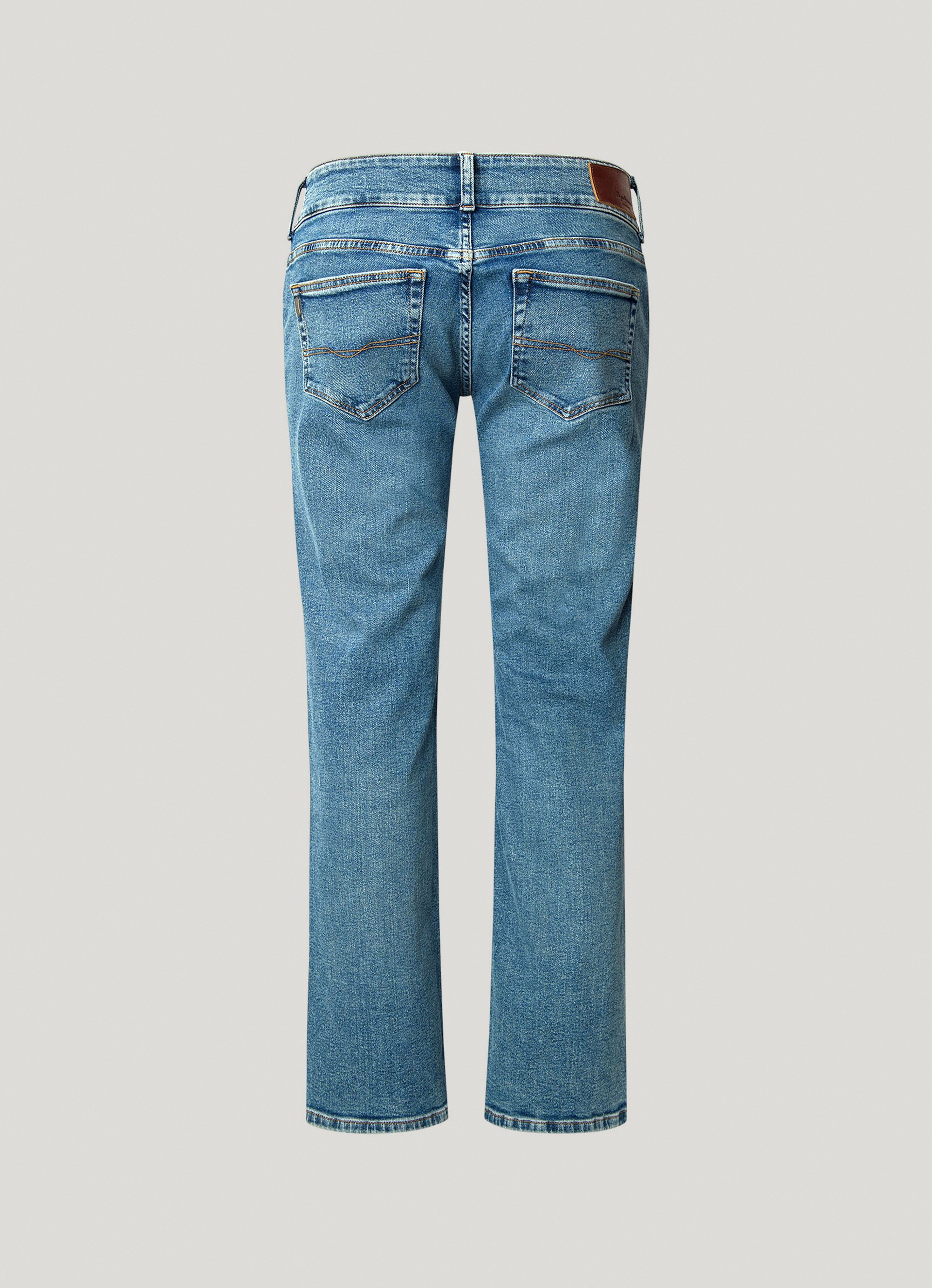 Pepe Jeans Gerade Jeans »STRAIGHT JEANS LW«, mit doppeltem Knopfverschluss