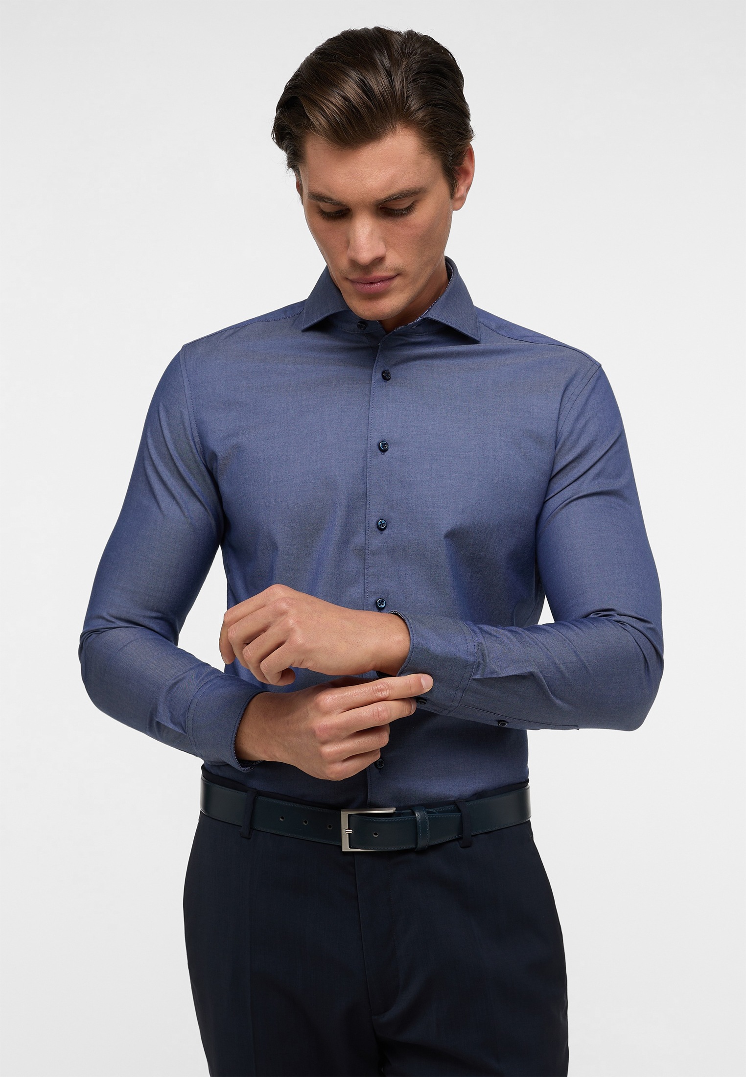 Eterna Langarmhemd »SLIM FIT«, EASY IRON (bügelleicht)