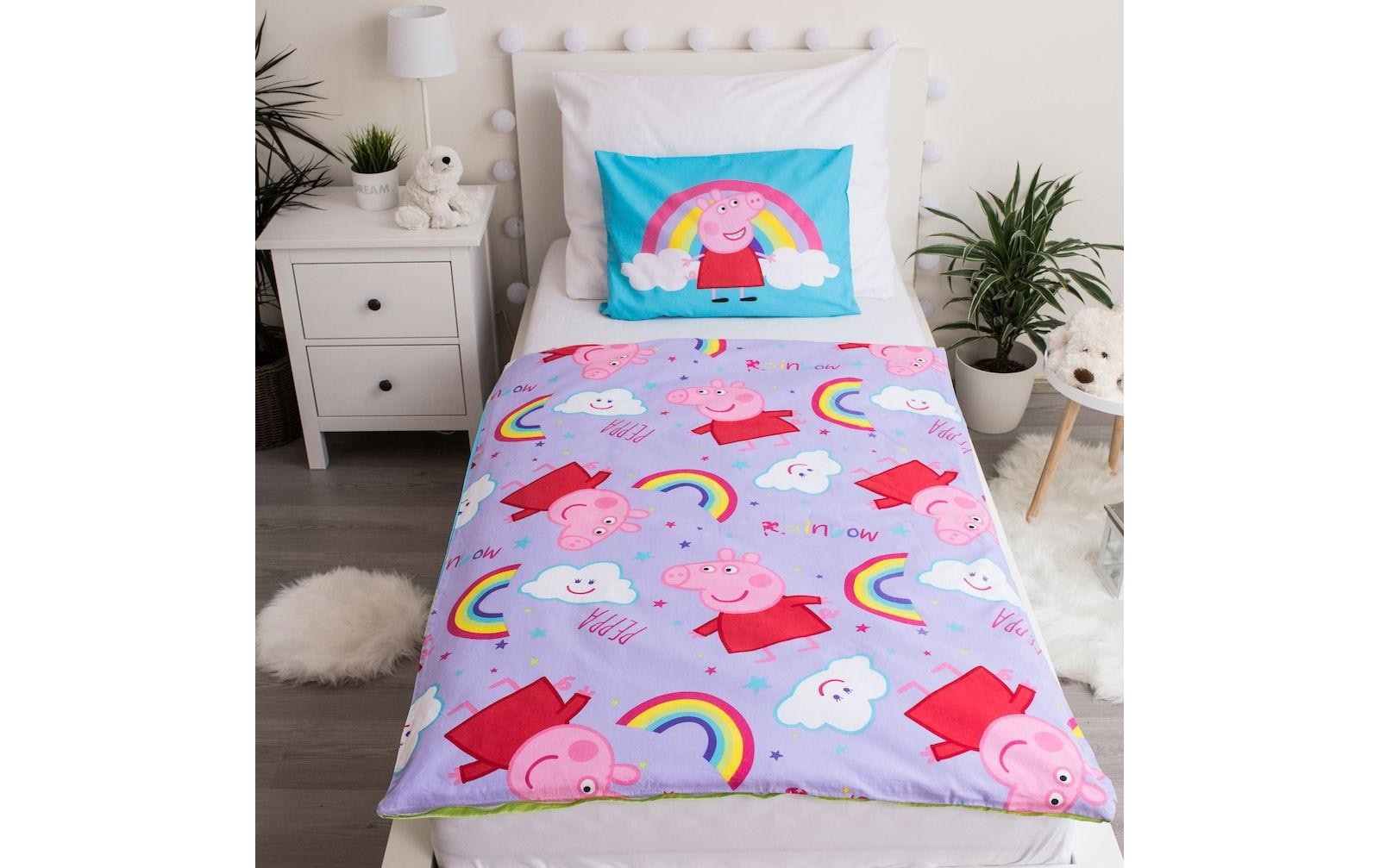 nicht definiert Kinderbettwäsche »Jerry Fabrics Peppa Pig PEP016 100 x 135 cm + 40 x 60 cm«