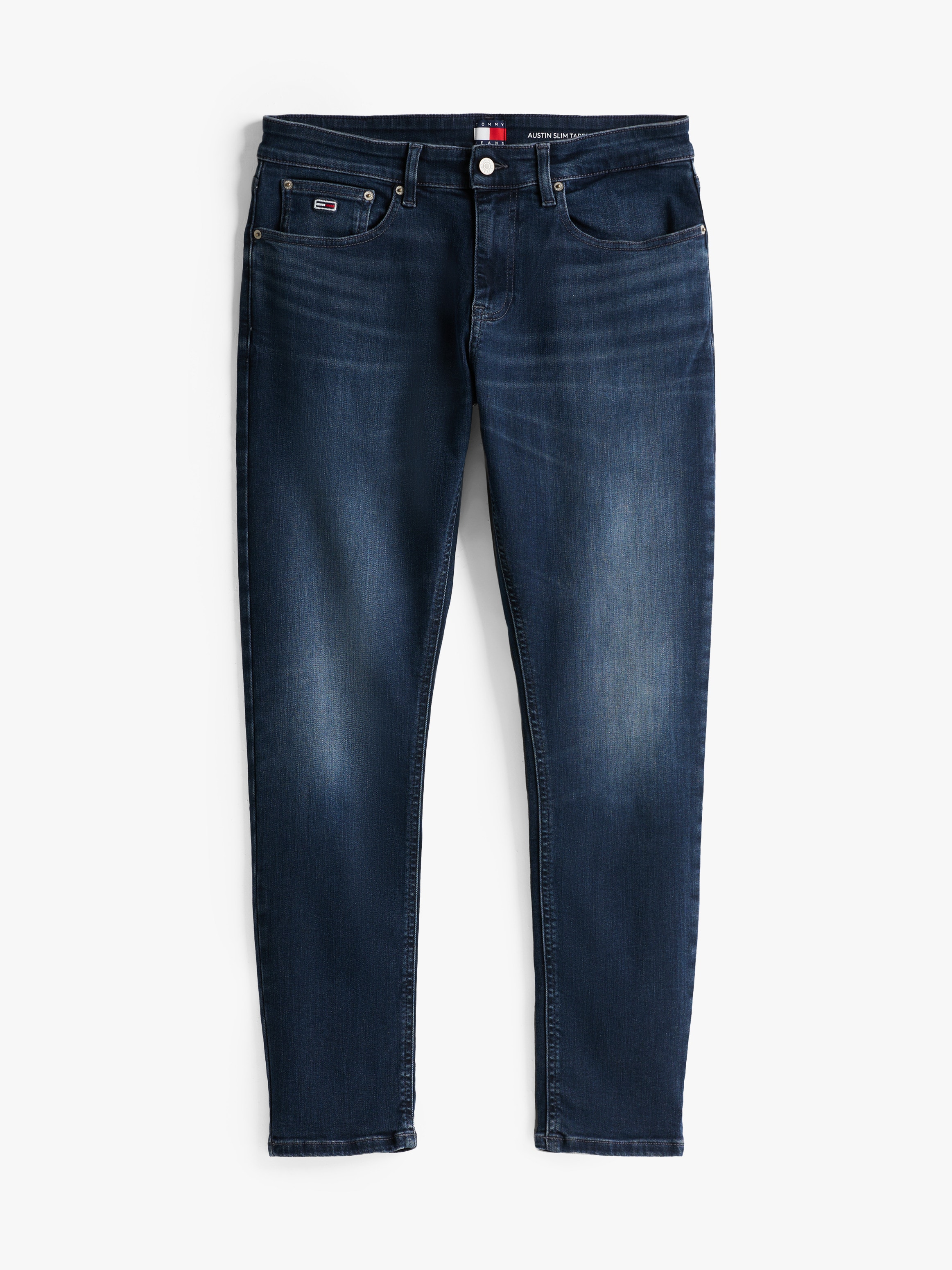 Tommy Jeans Slim-fit-Jeans »Austin Slim Tapered«, zum Knöchel hin schmaler werdende Jeans mit mittlerer Leibhöhe