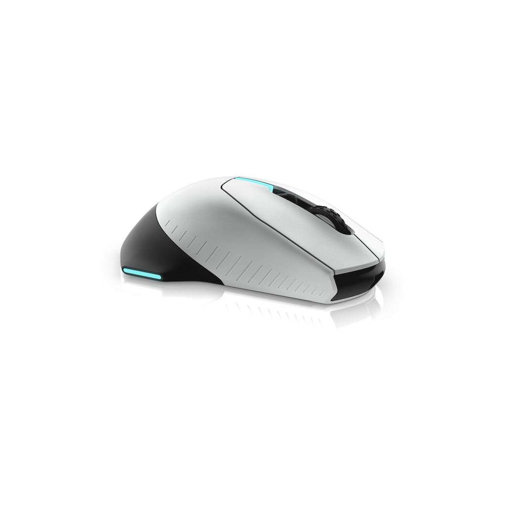 Dell Gaming-Maus »lienware AW610M Lunar Light«