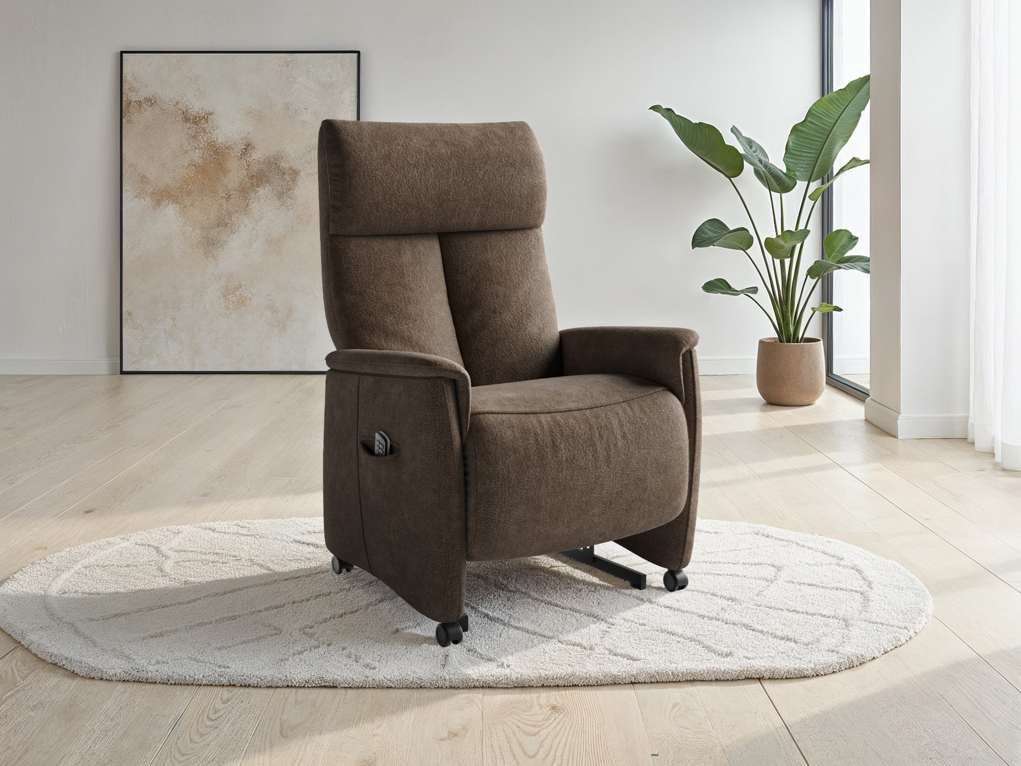 sit&more TV-Sessel "Cremona Comfort Plus" bis 200 Kg belastbar, mit Herz-Waage Funktion