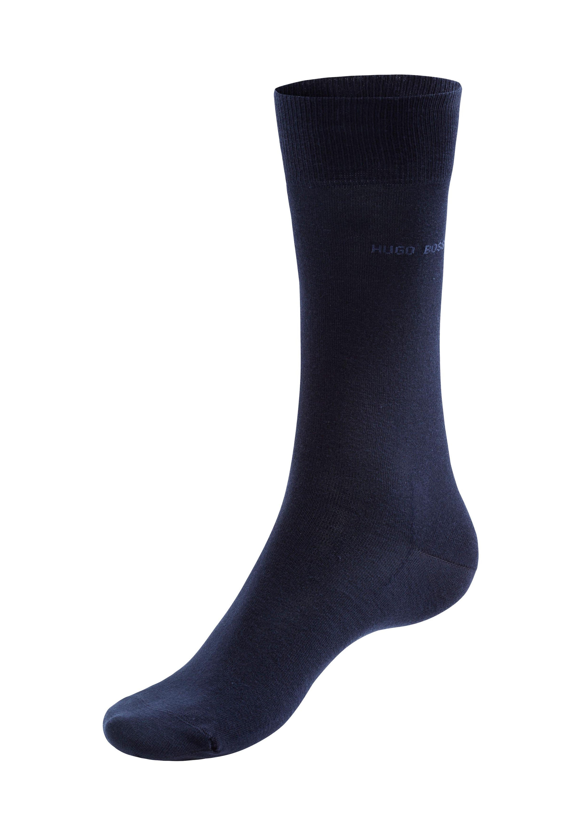 BOSS Basicsocken »Marc RS Uni« mit eingesticktem Logoschriftzug