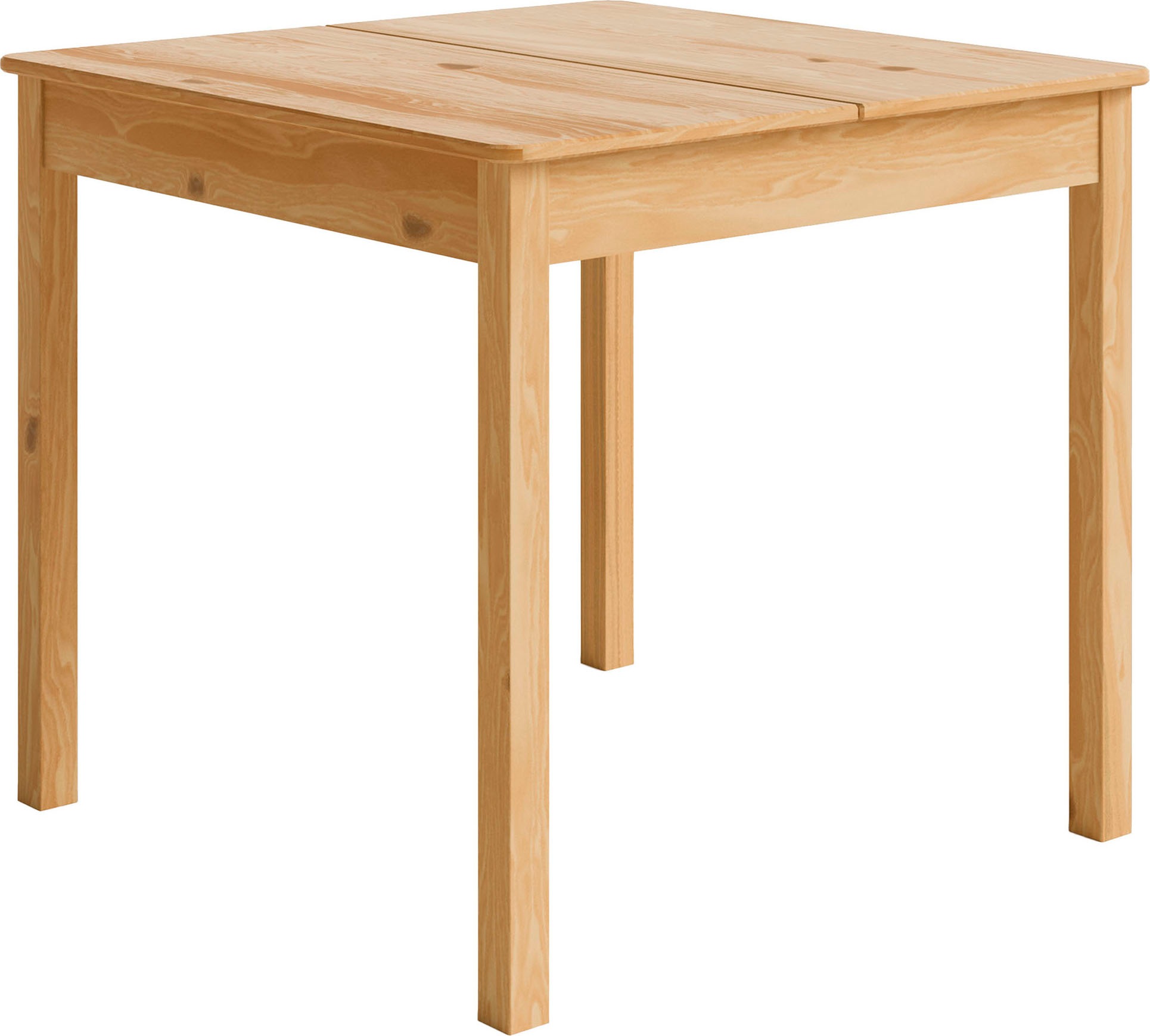 Home affaire Essgruppe »Malmö«, (Set, 5 tlg.), bestehend aus Tisch und Stühlen in Kiefer Massivholz naturfarbig