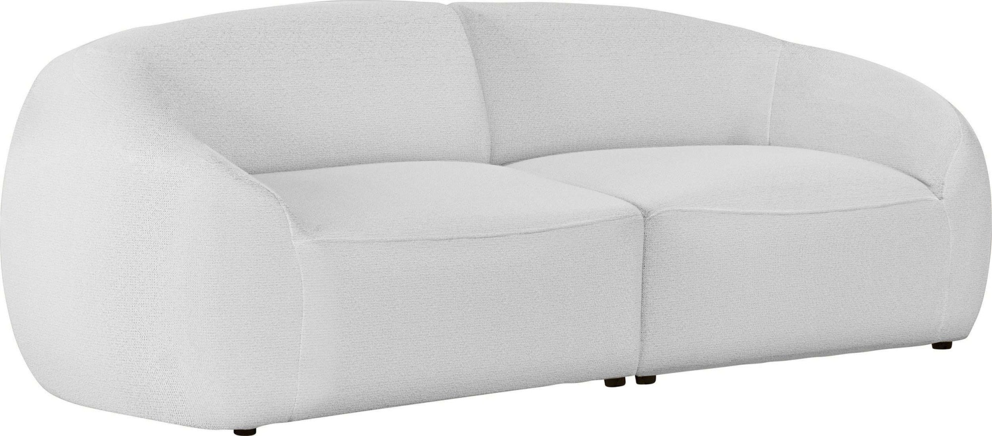 LeGer Home by Lena Gercke Big-Sofa »YANI, Designersofa, organische Form, Masse B/T/H: 240/64/81 cm«, mit Wellenunterfederung, auch in Bouclé, passend zur Serie