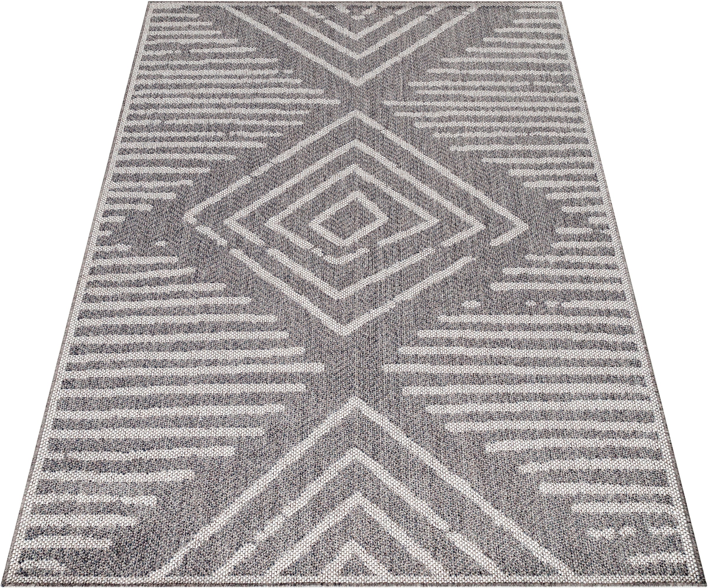 Ayyildiz Teppiche Teppich »ARUBA 4902«, rechteckig, 6 mm Höhe, Pflegeleicht, Modern, In- und Outdoor geeignet