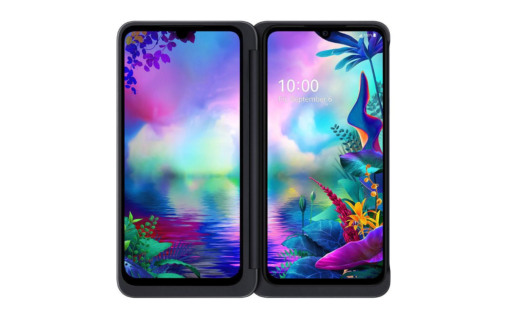 LG Smartphone »G8X ThinQ 128GB Schwarz«, schwarz