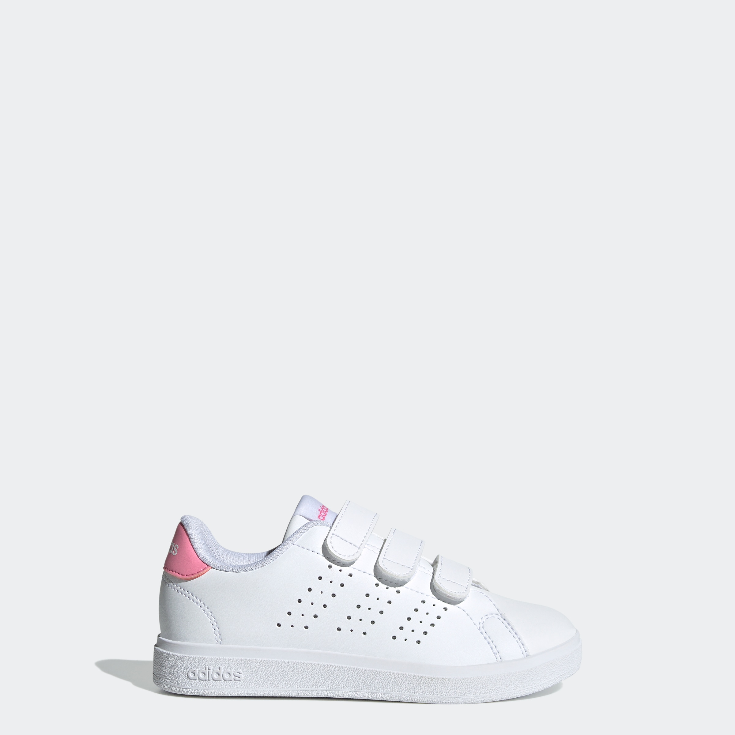 adidas Sportswear Klettschuh »ADVANTAGE BASE 2.0 KIDS«, Design auf den Spuren des adidas Stan Smith