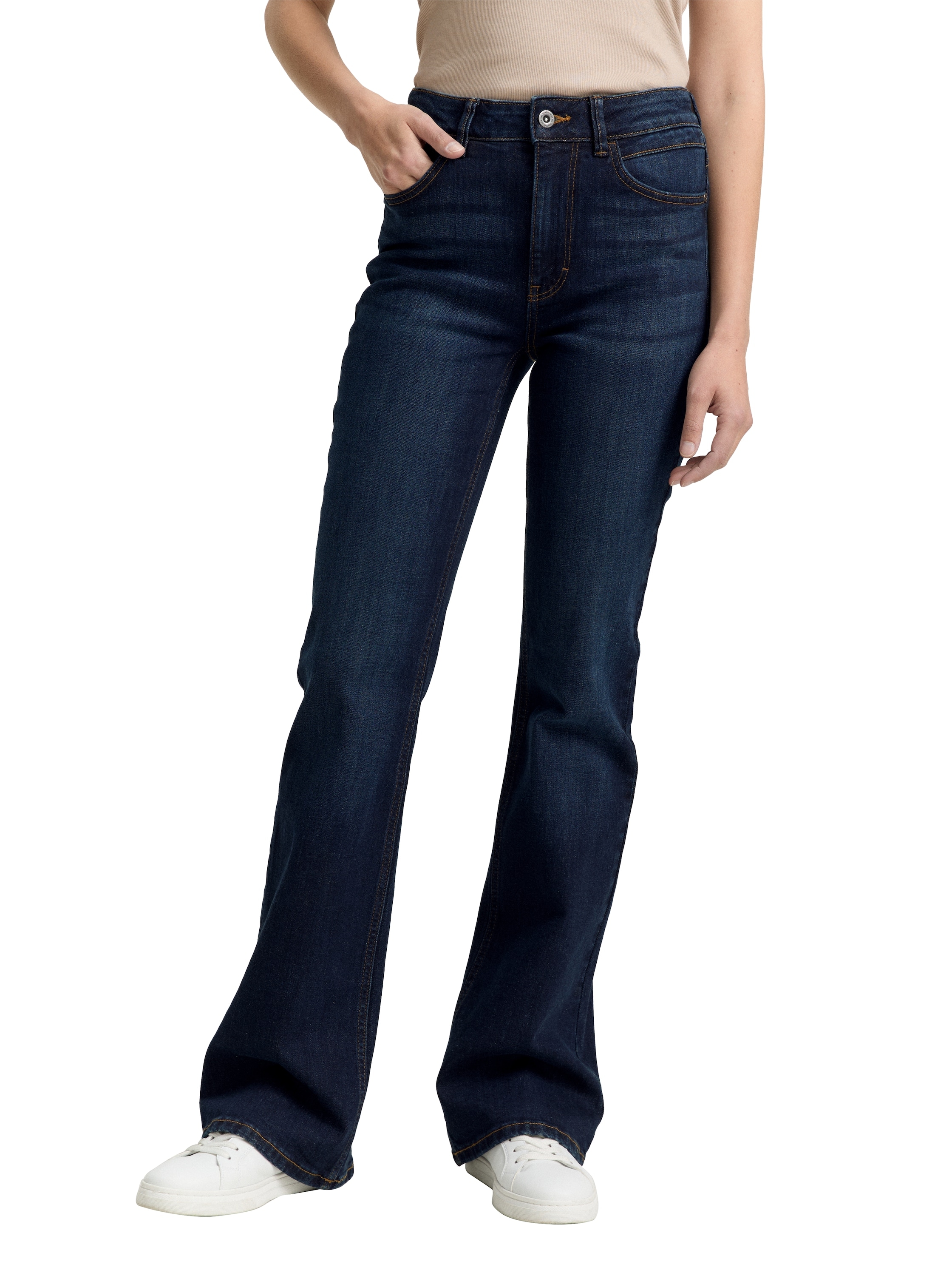 TOM TAILOR Schlagjeans "TTSTELLA Bootcut" mit Schlag und Stretch