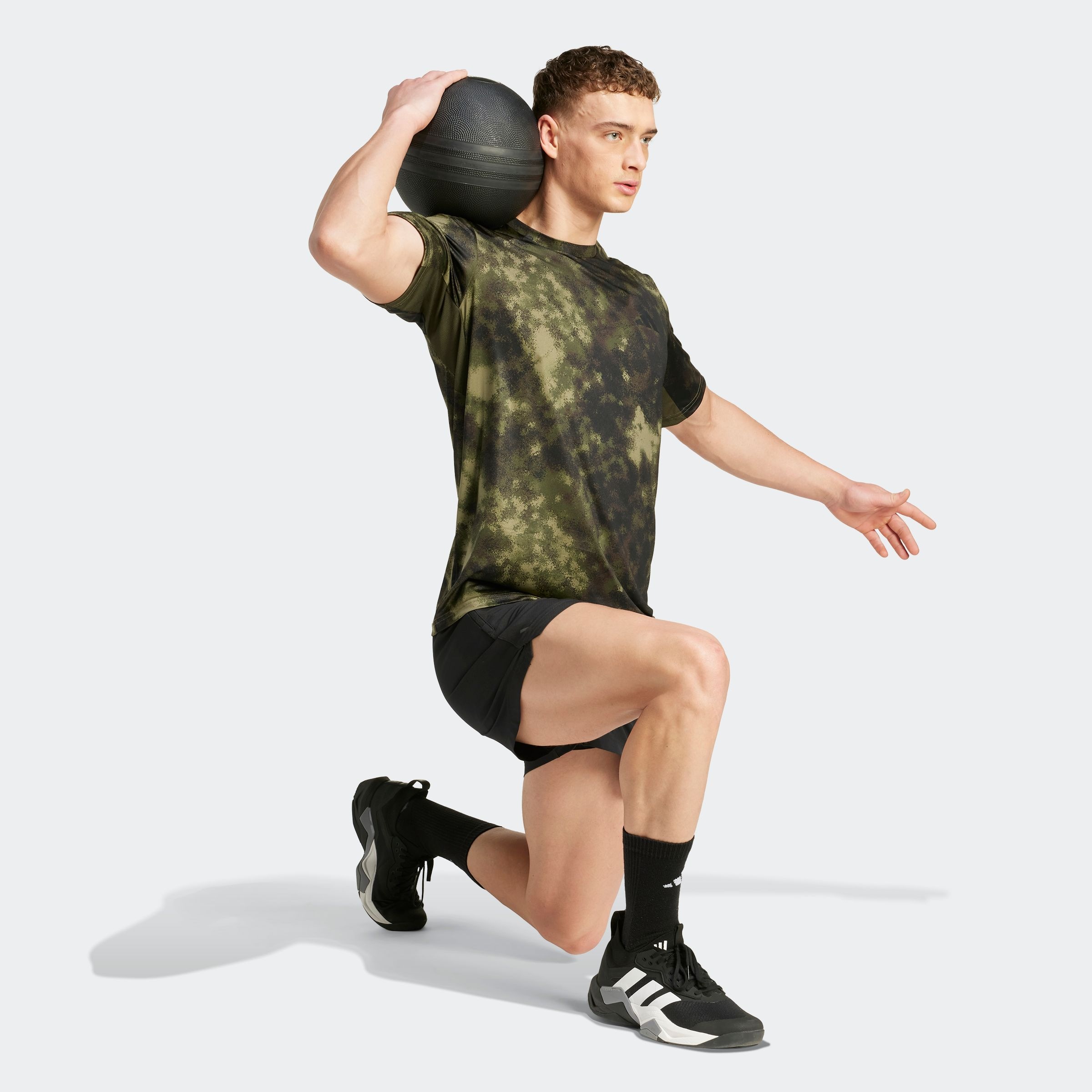 adidas Performance T-Shirt »SEA AOP TEE«, Trainingsshirt mit CLIMACOOL, Alloverprint