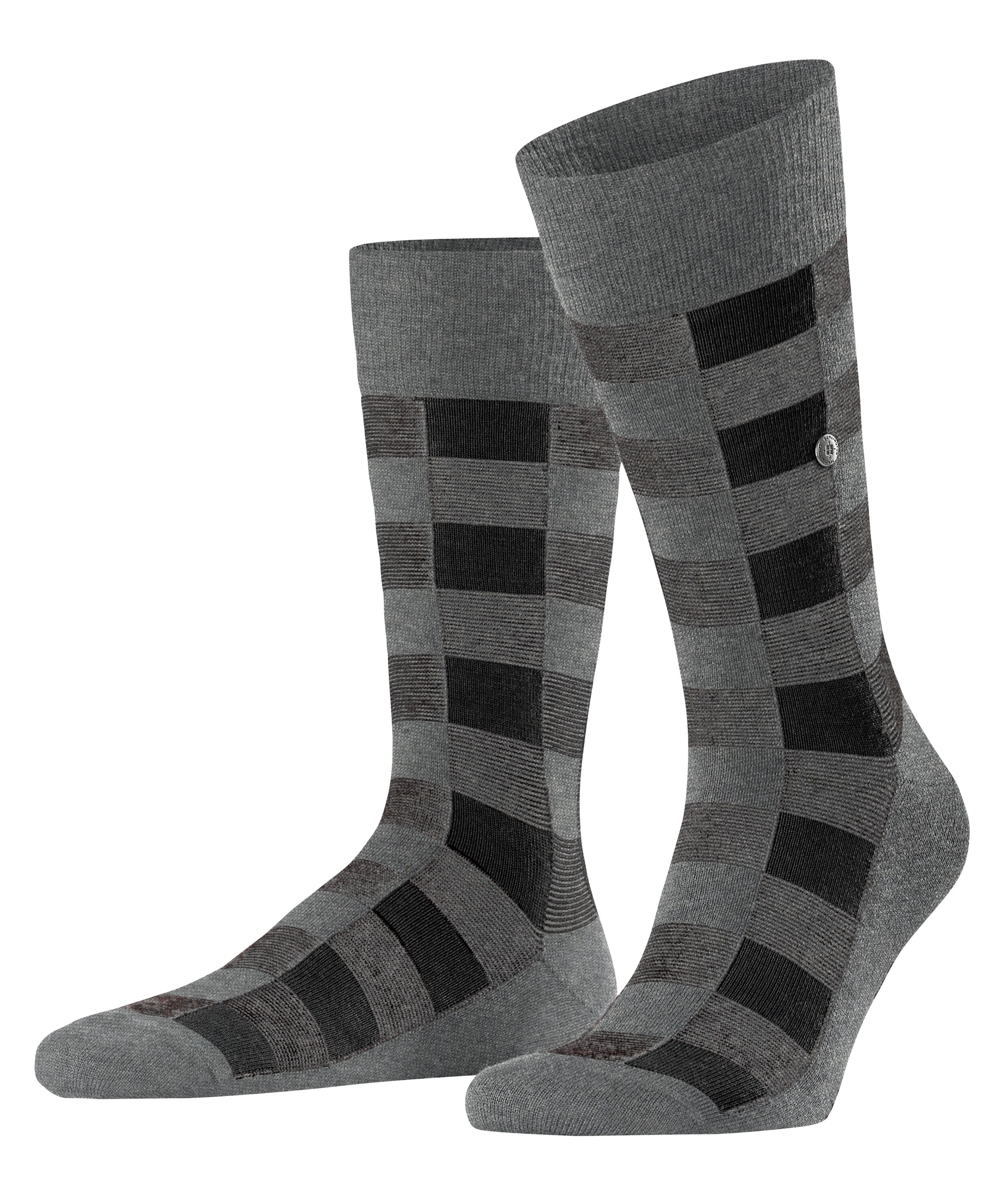 Burlington Socken "Buffalo Check" Einheitsgrösse 40-46, wärmende Wollmischung, Holzfäller-Karo