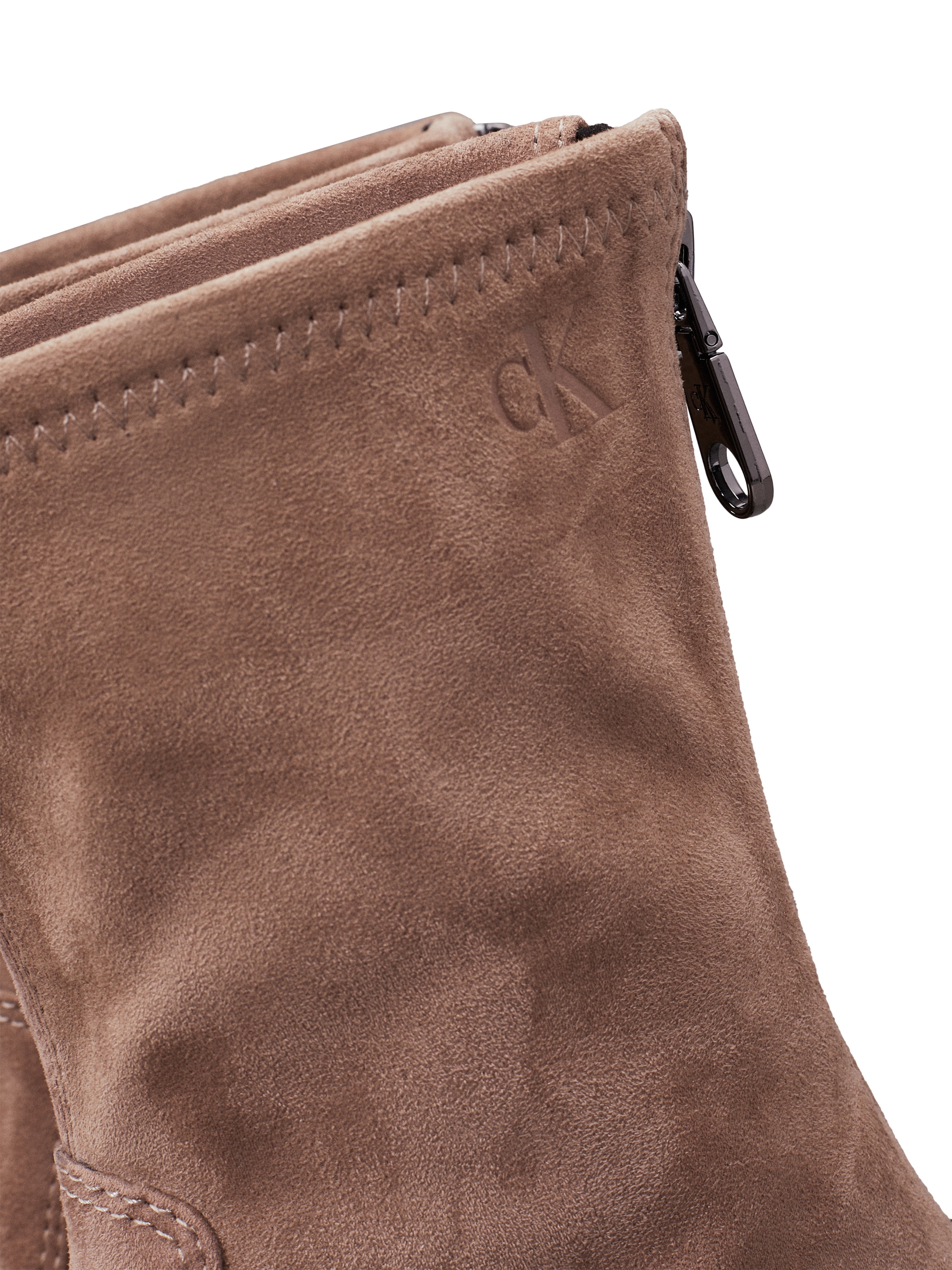 Calvin Klein Jeans Stiefelette »FLATFORM ZIP MG SS«, Plateau, Herbstmode, Boots, mit praktischem Fersenreissverschluss