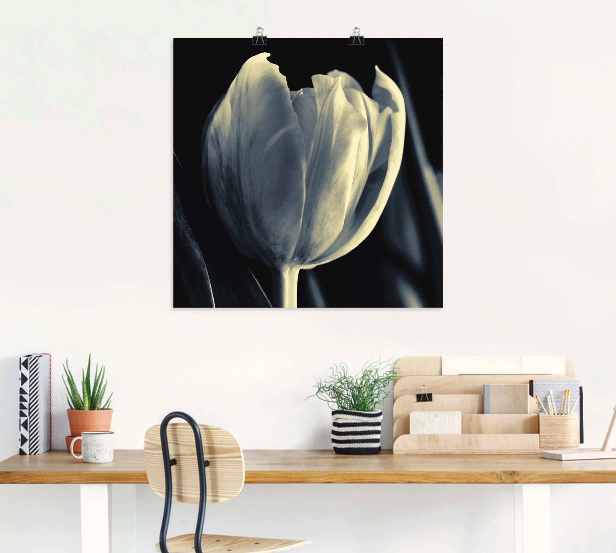Artland Wandbild »Tulpe«, Blumen, (1 St.), als Leinwandbild, Wandaufkleber oder Poster in versch. Grössen