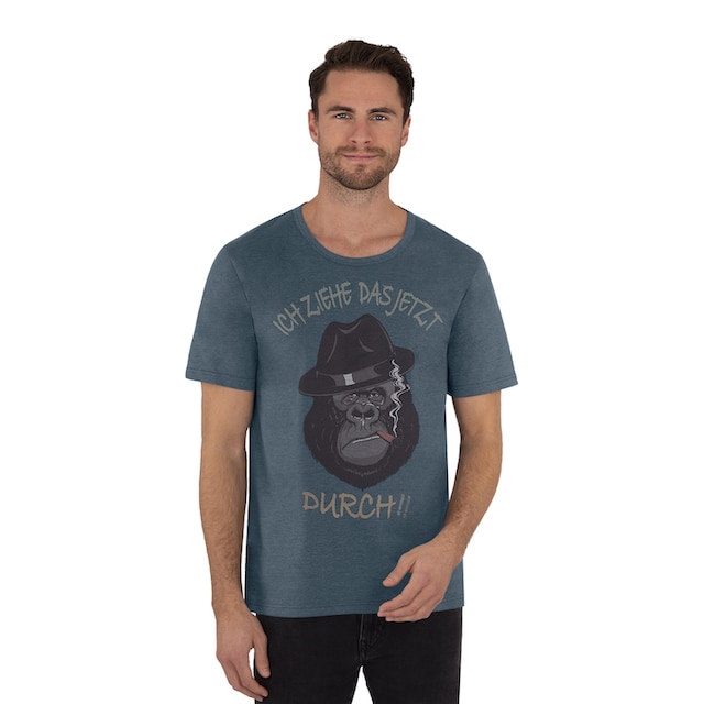 Trigema T-Shirt »TRIGEMA T-Shirt mit Motiv und Spruch« online bestellen |  Jelmoli-Versand