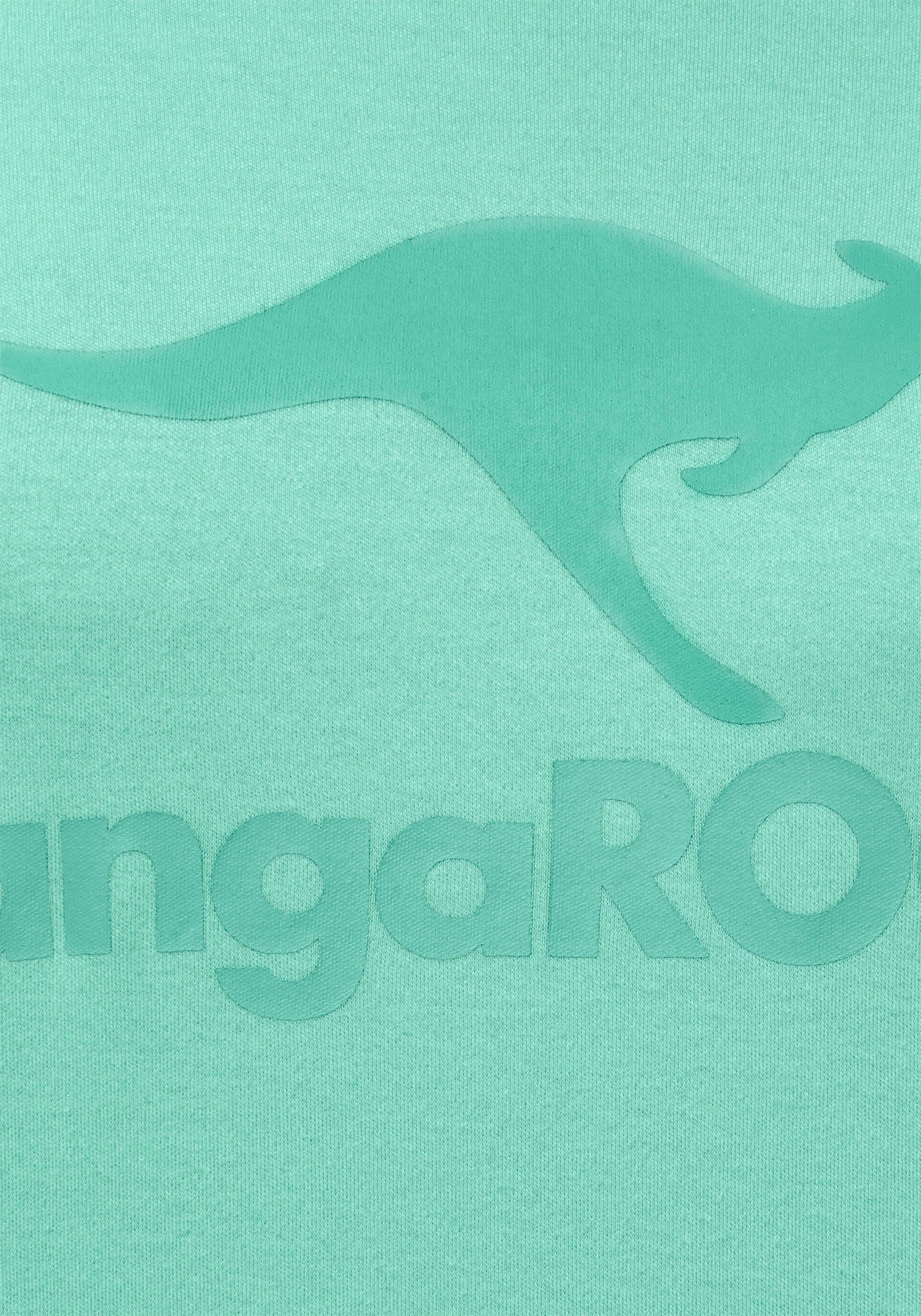 KangaROOS Sweater, mit grossem Label-Print vorne