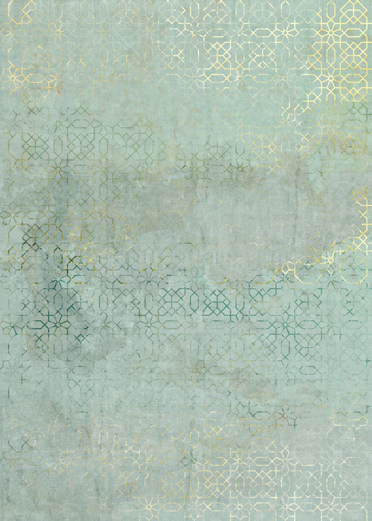 Komar Vliestapete "Digitaldruck Vlies - Oriental Finery - Größe 200 x 280 cm" bedruckt glatt Wohnzimmer, Schlafzimmer