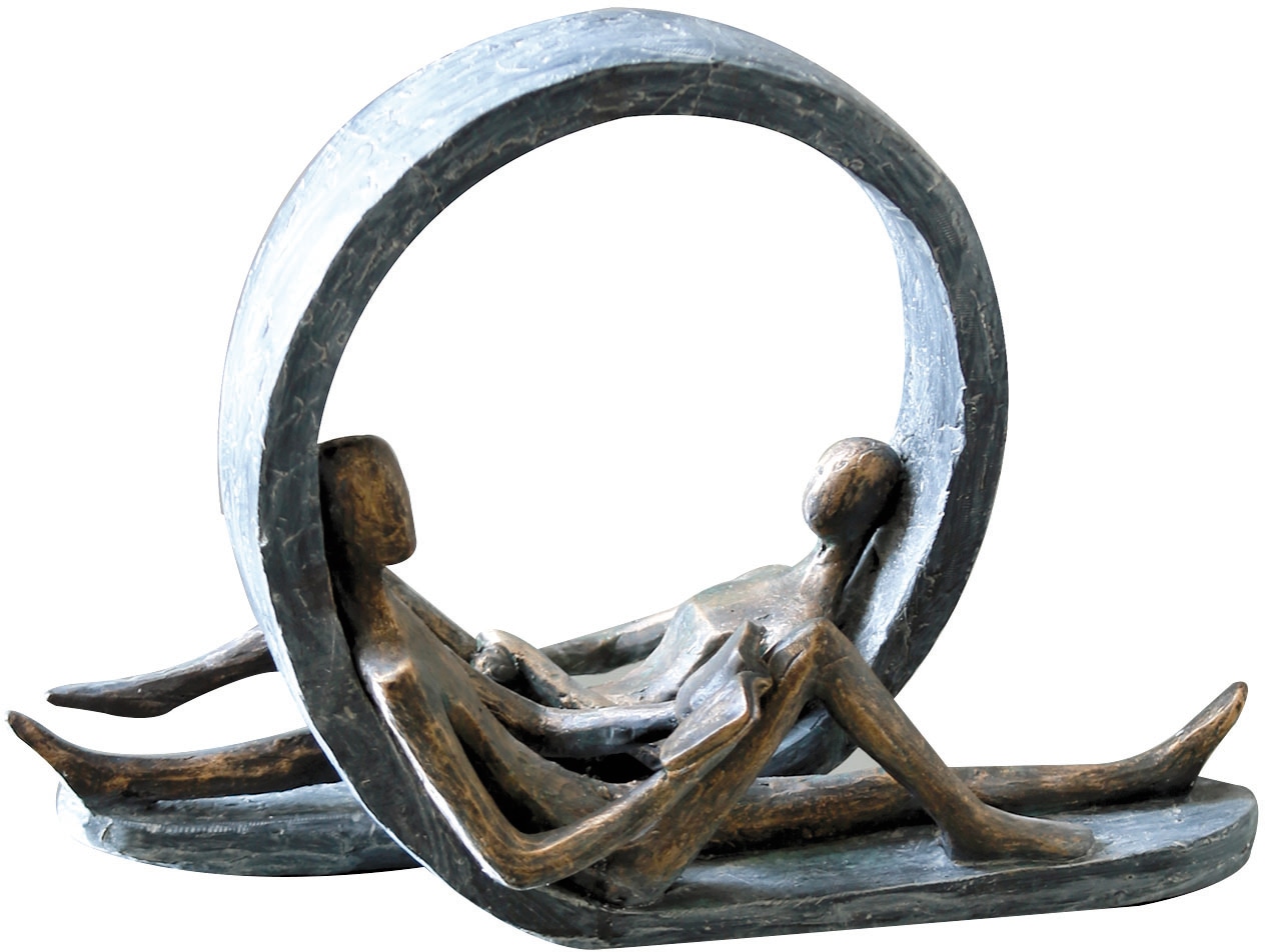 Casablanca by Gilde Dekofigur »Skulptur Auszeit«, Dekoobjekt, Höhe 22 cm,  mit Spruchanhänger, Wohnzimmer online bestellen | Jelmoli-Versand