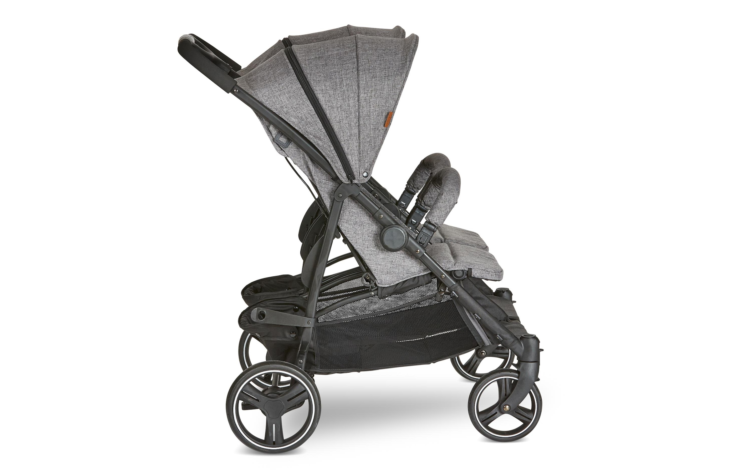 Geschwisterwagen »circle by ABC Design Twin Woven Graphite«, 44 kg