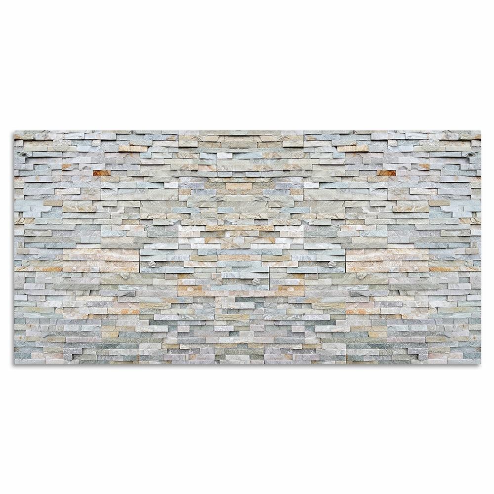 Home affaire Magnettafel »Stone Wall«, Memoboard, aus Glas, Stein Motiv